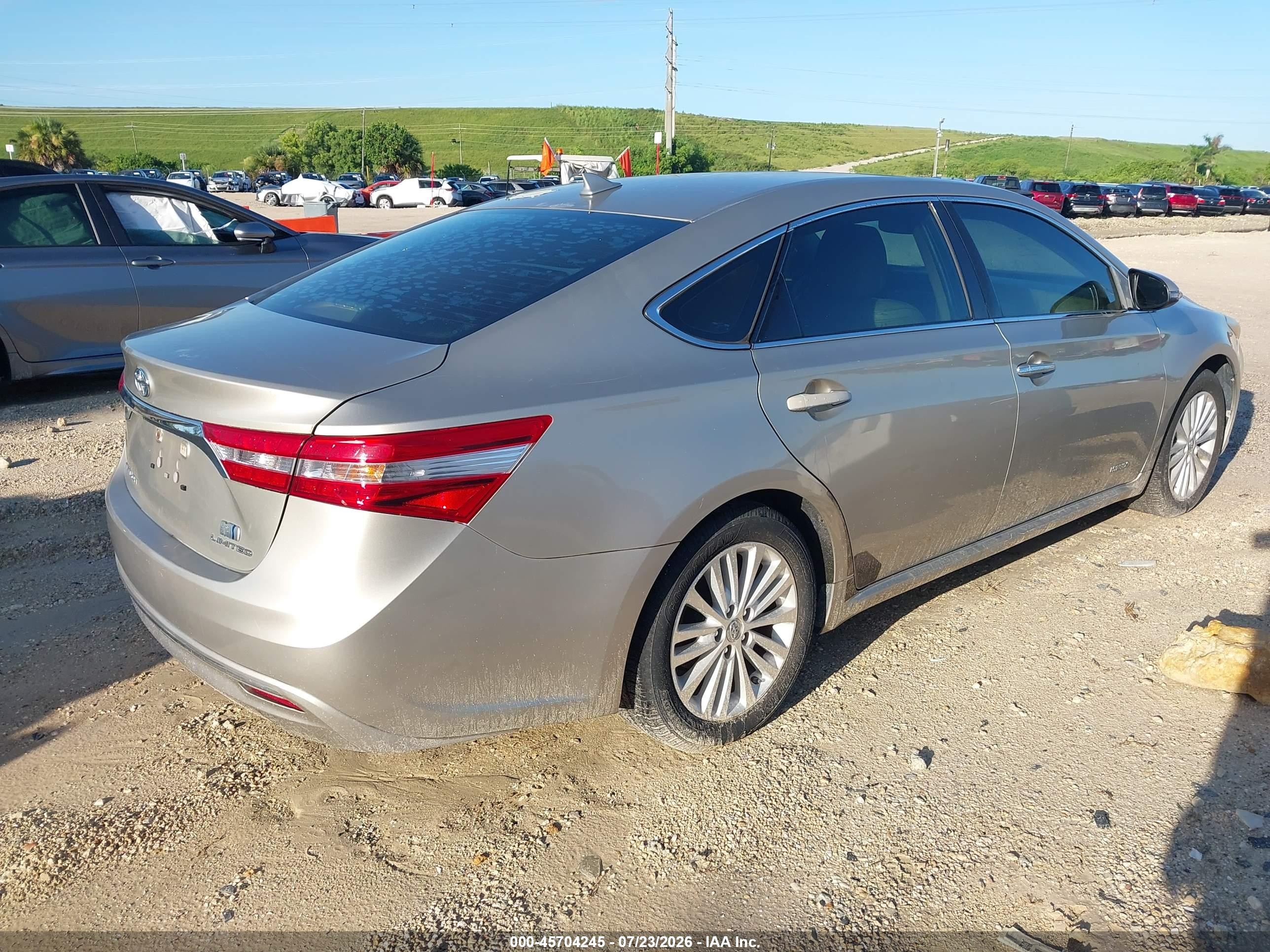 2014 Toyota Avalon Hybrid Limited Tan vin: 4T1BD1EBXEU021009