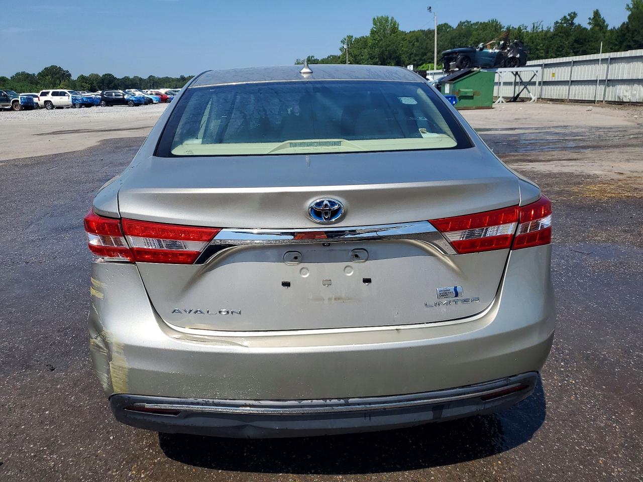 2014 Toyota Avalon Hybrid Limited Tan vin: 4T1BD1EBXEU034777