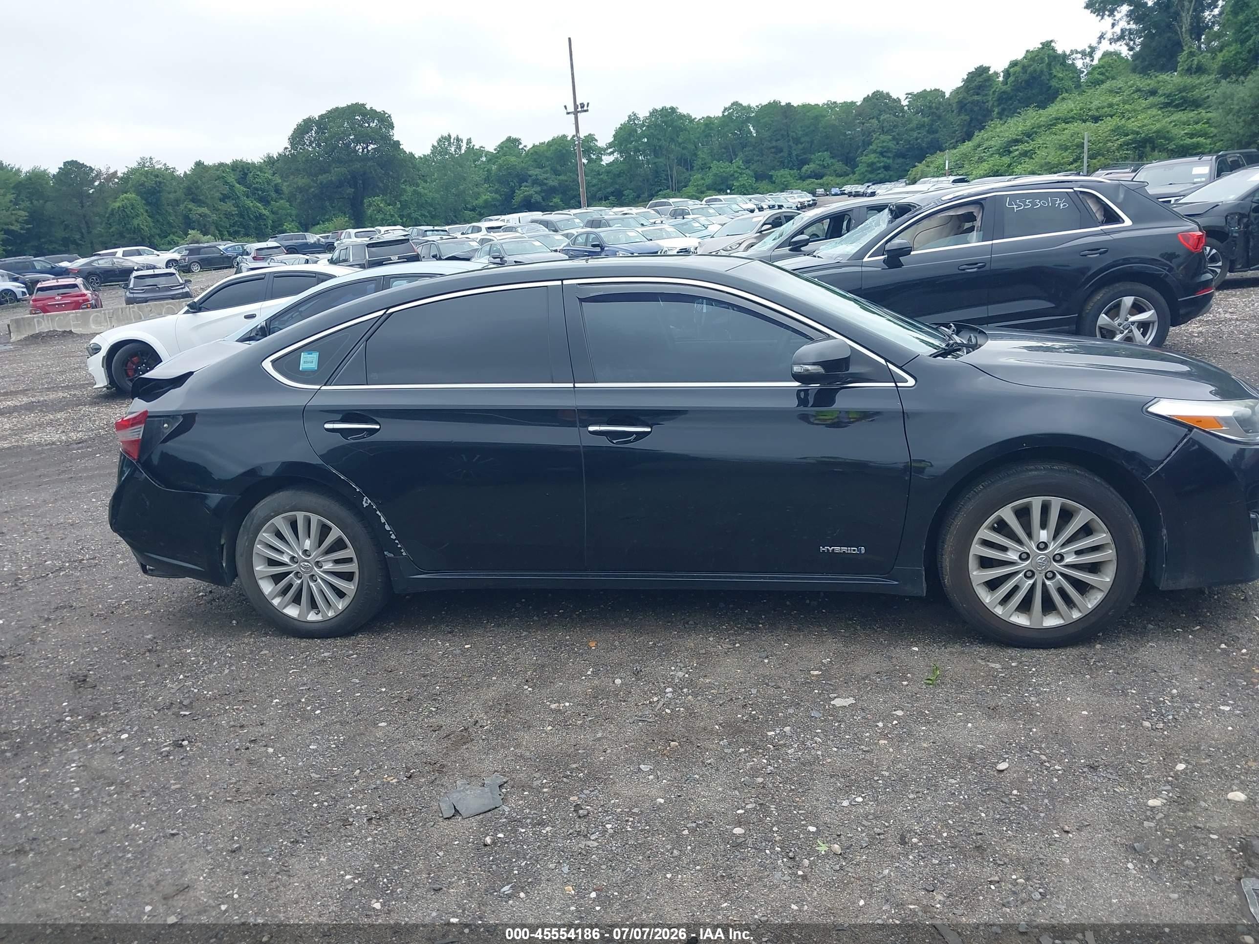 2015 Toyota Avalon Hybrid Xle Premium Black vin: 4T1BD1EBXFU037454