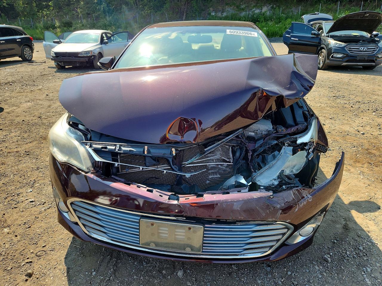 2015 Toyota Avalon Hybrid Xle Touring Burgundy vin: 4T1BD1EBXFU038023