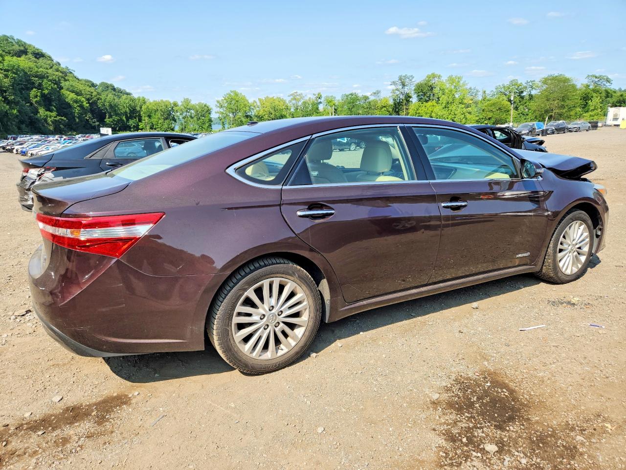 2015 Toyota Avalon Hybrid Xle Touring Burgundy vin: 4T1BD1EBXFU038023
