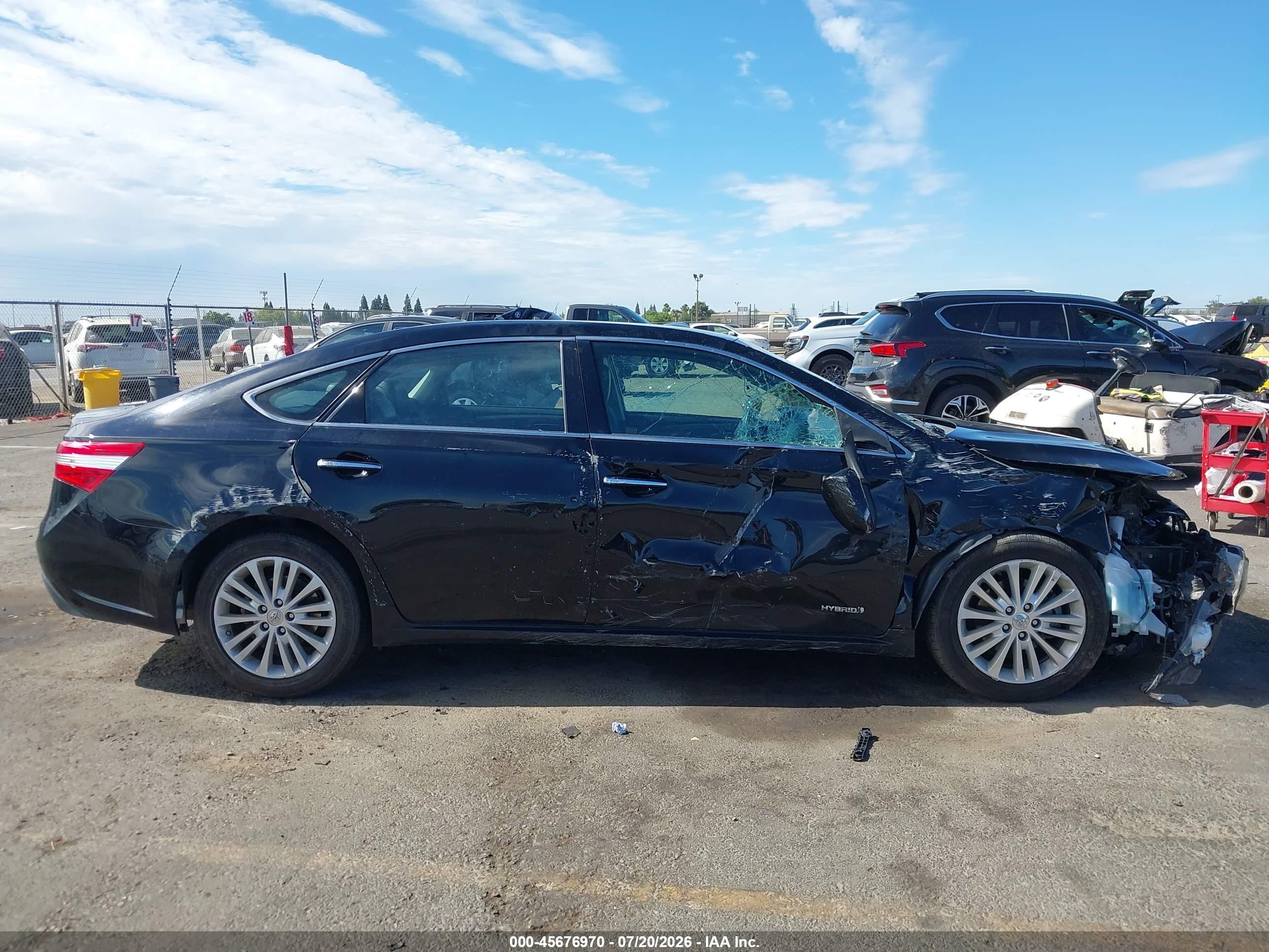 2015 Toyota Avalon Hybrid Xle Premium Black vin: 4T1BD1EBXFU040998