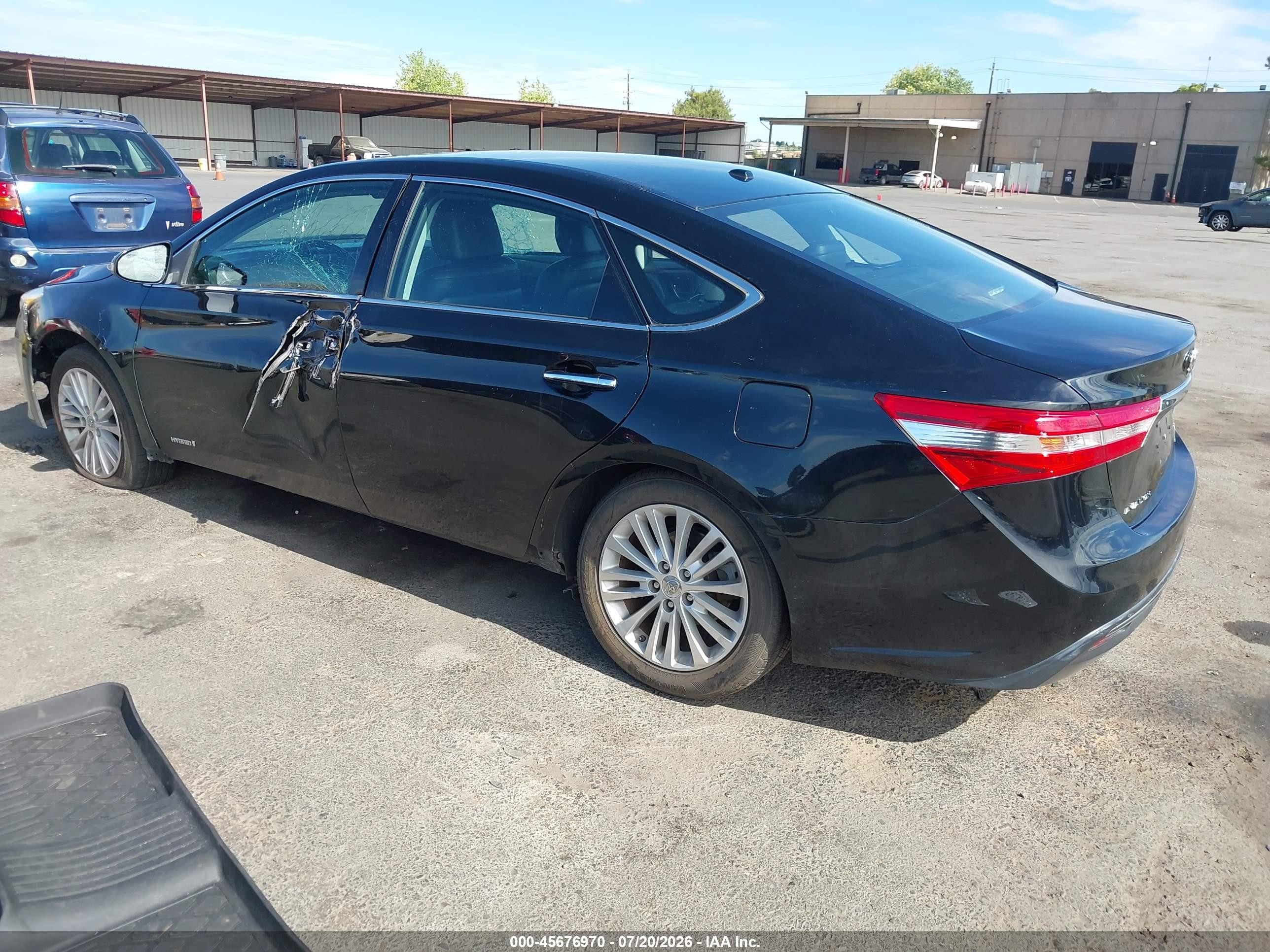 2015 Toyota Avalon Hybrid Xle Premium Black vin: 4T1BD1EBXFU040998