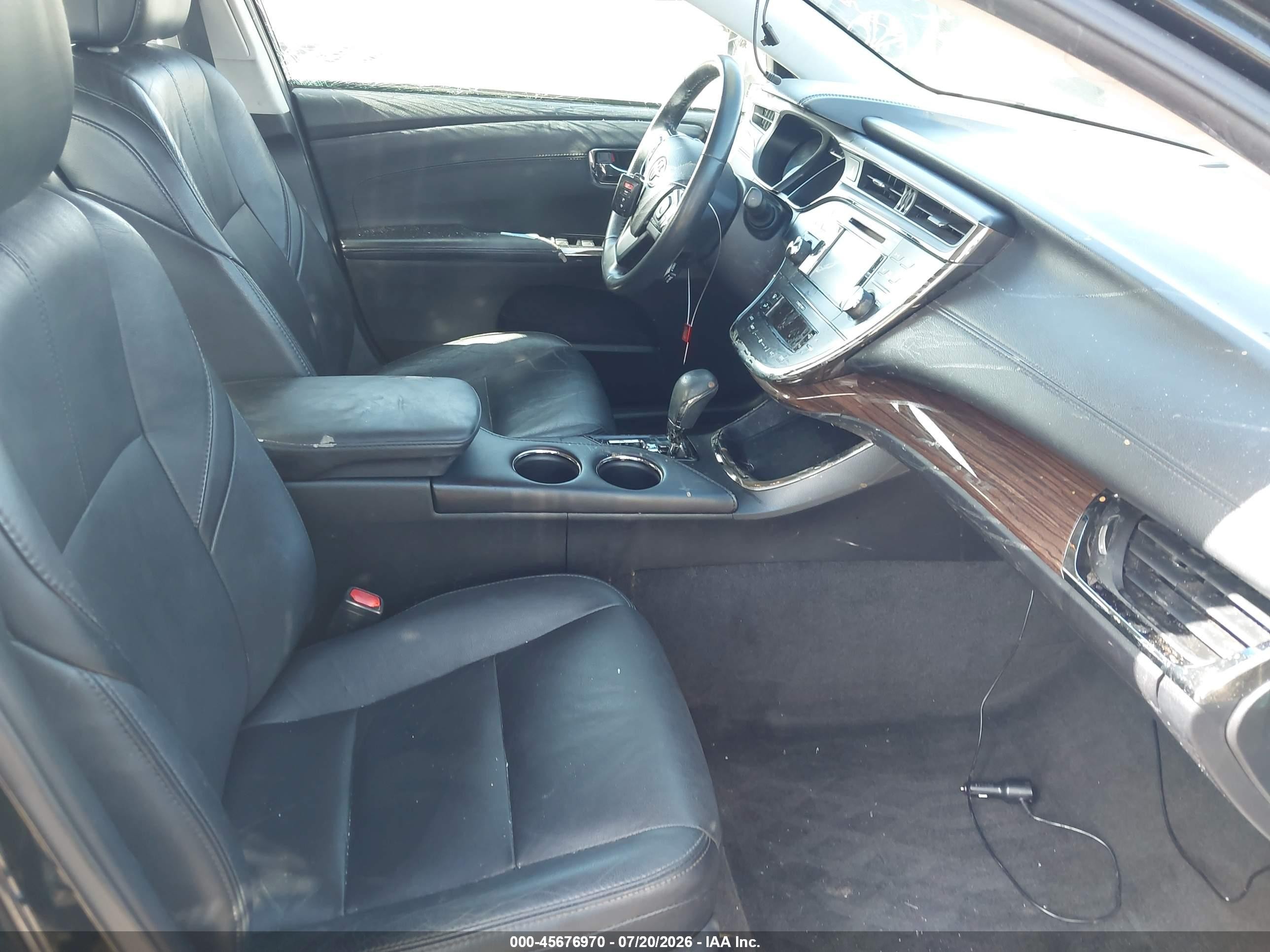 2015 Toyota Avalon Hybrid Xle Premium Black vin: 4T1BD1EBXFU040998
