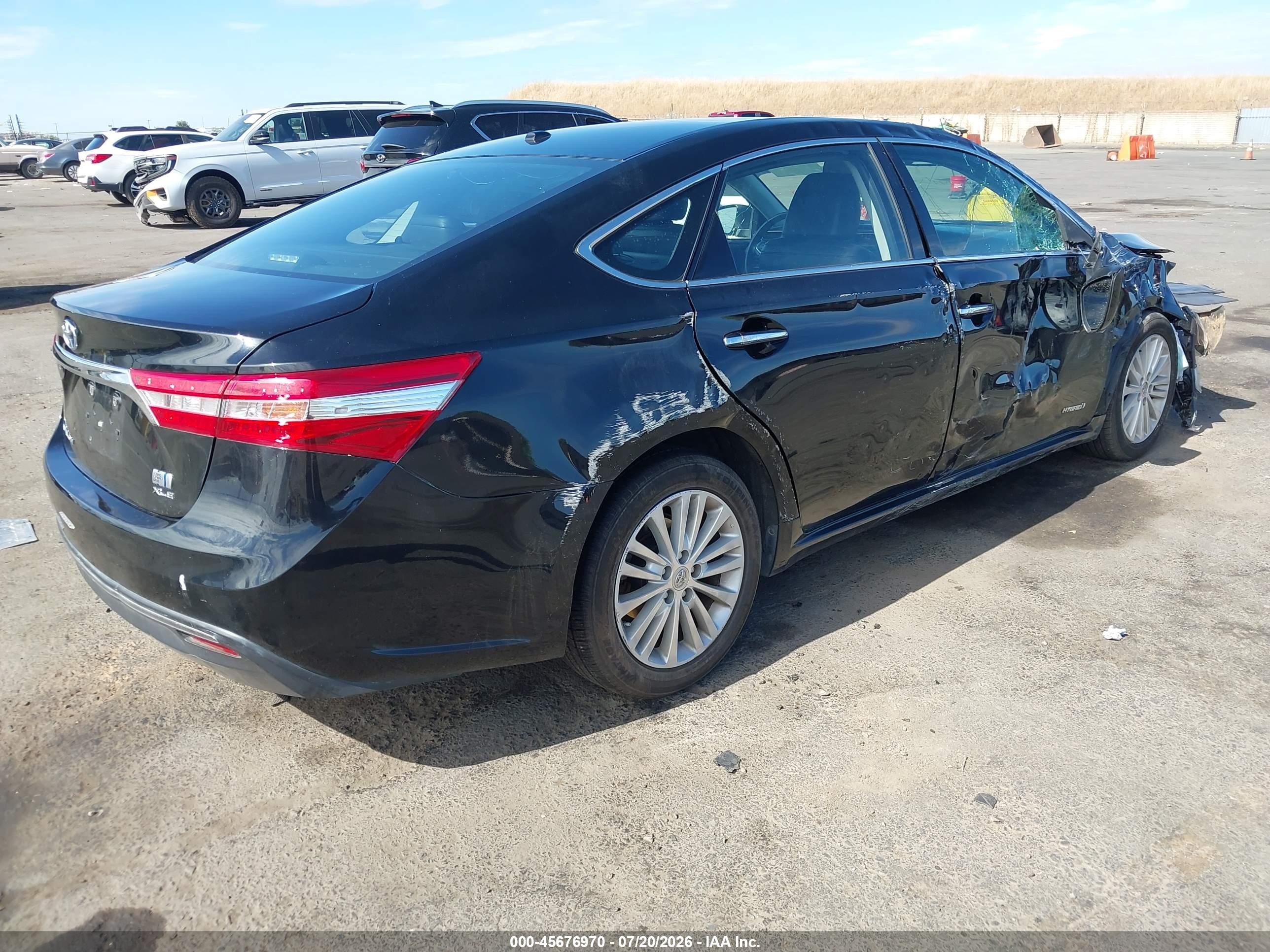 2015 Toyota Avalon Hybrid Xle Premium Black vin: 4T1BD1EBXFU040998