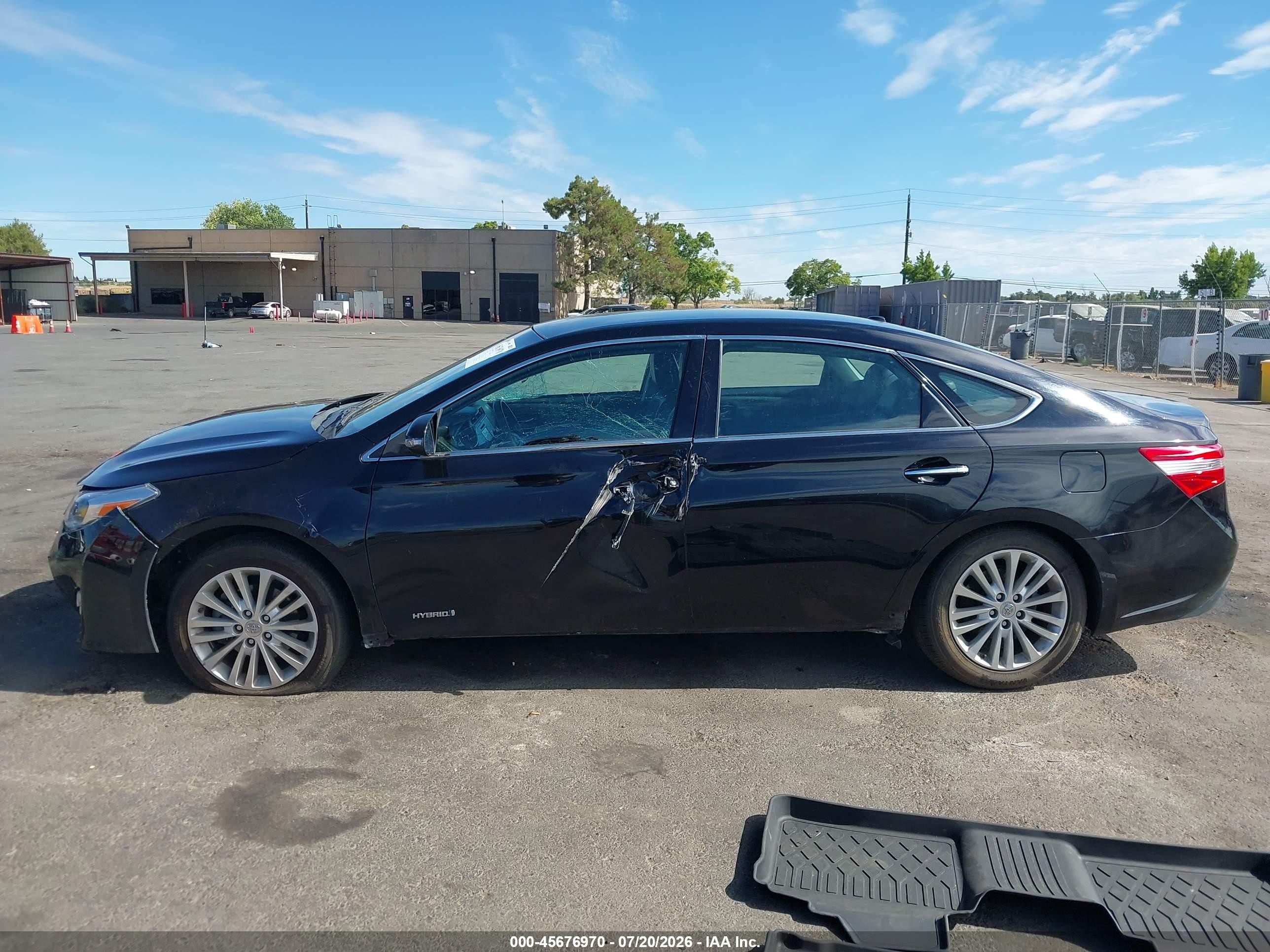 2015 Toyota Avalon Hybrid Xle Premium Black vin: 4T1BD1EBXFU040998