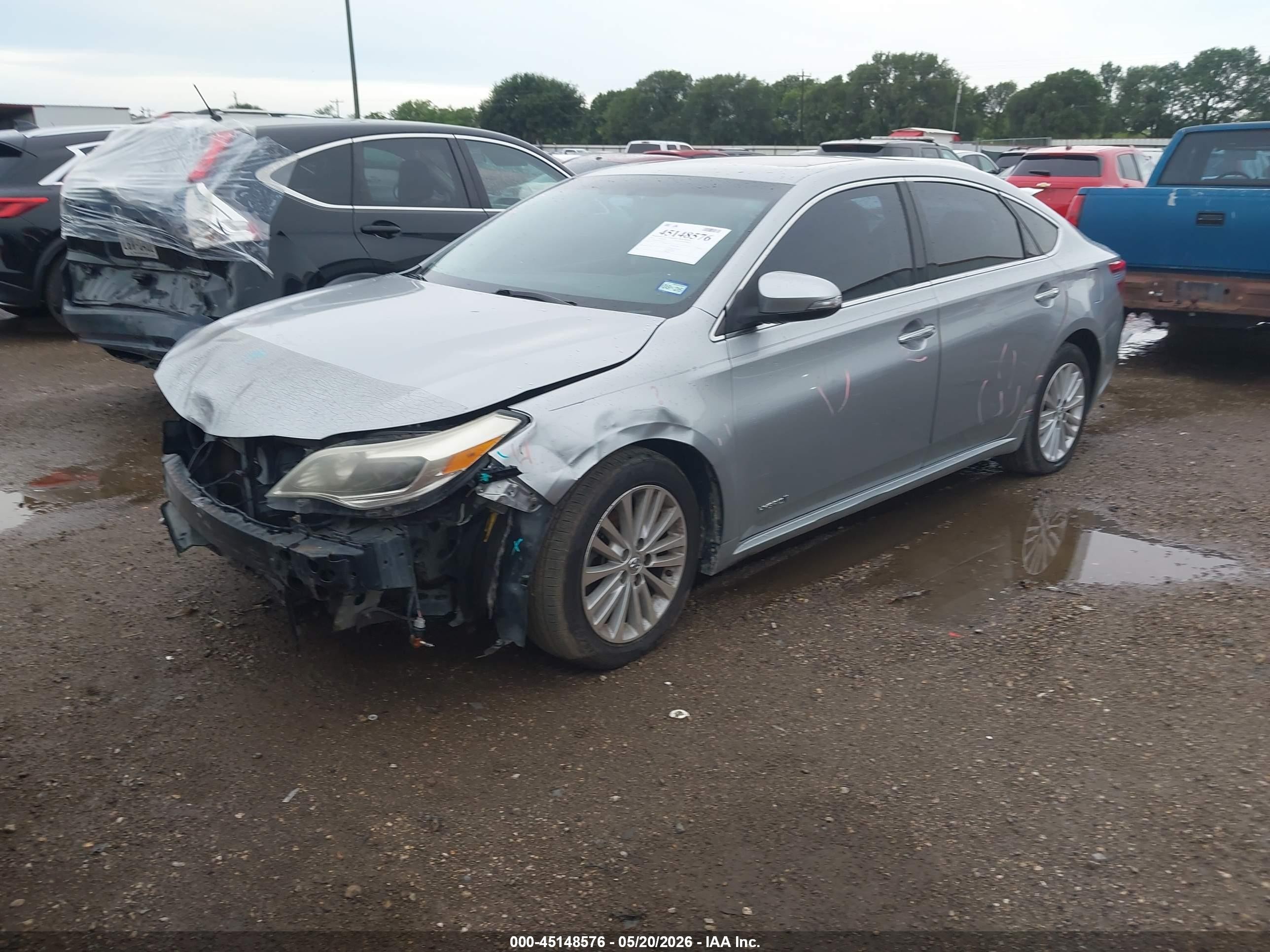 2015 Toyota Avalon Hybrid Limited/xle Premium/xle Touring Silver vin: 4T1BD1EBXFU043321