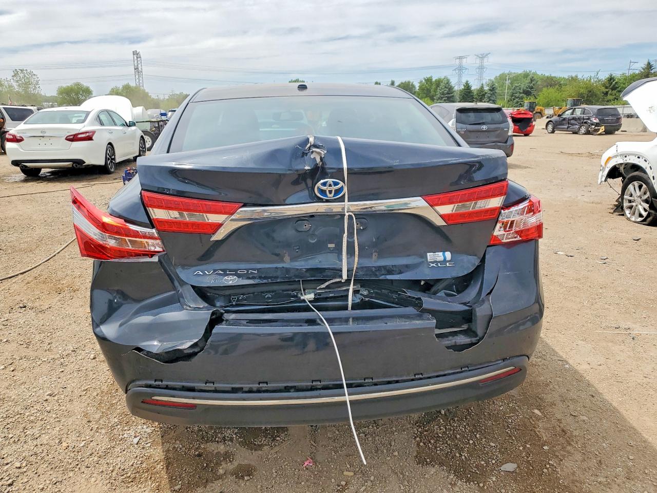 2015 Toyota Avalon Hybrid Xle Touring Синий vin: 4T1BD1EBXFU045313