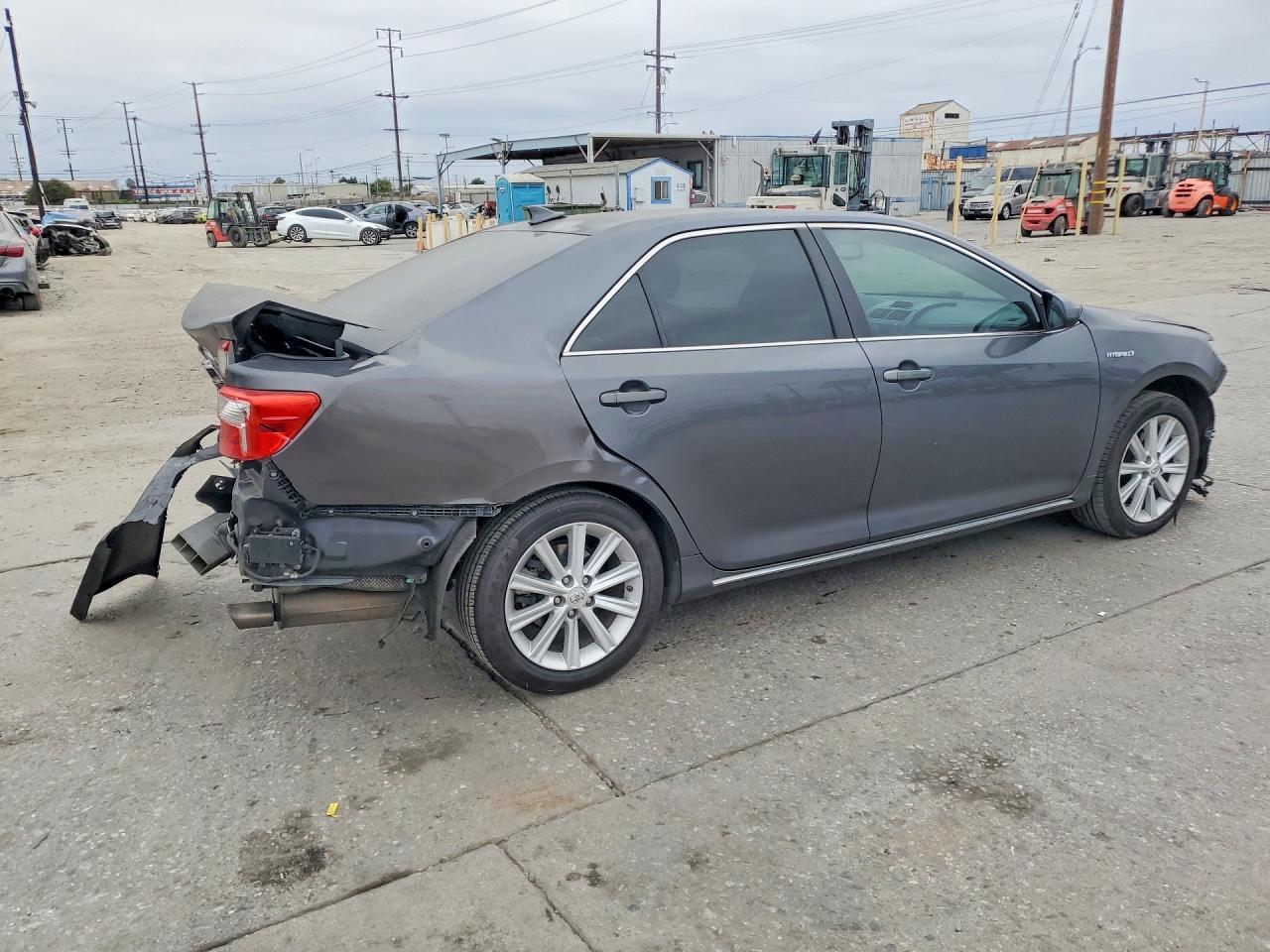 2012 Toyota Camry Hybrid Xle Gray vin: 4T1BD1FK0CU006465