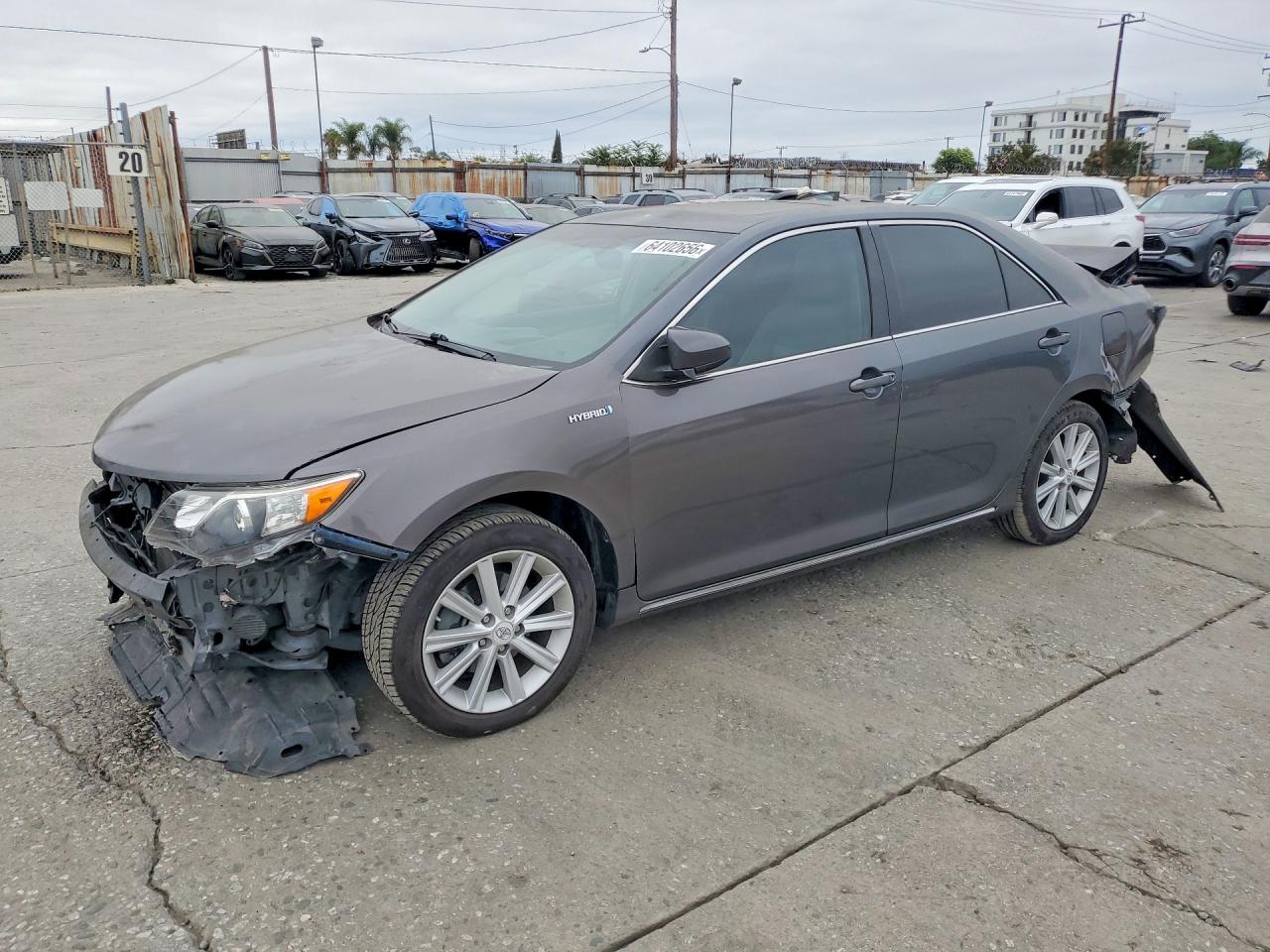2012 Toyota Camry Hybrid Xle Gray vin: 4T1BD1FK0CU006465