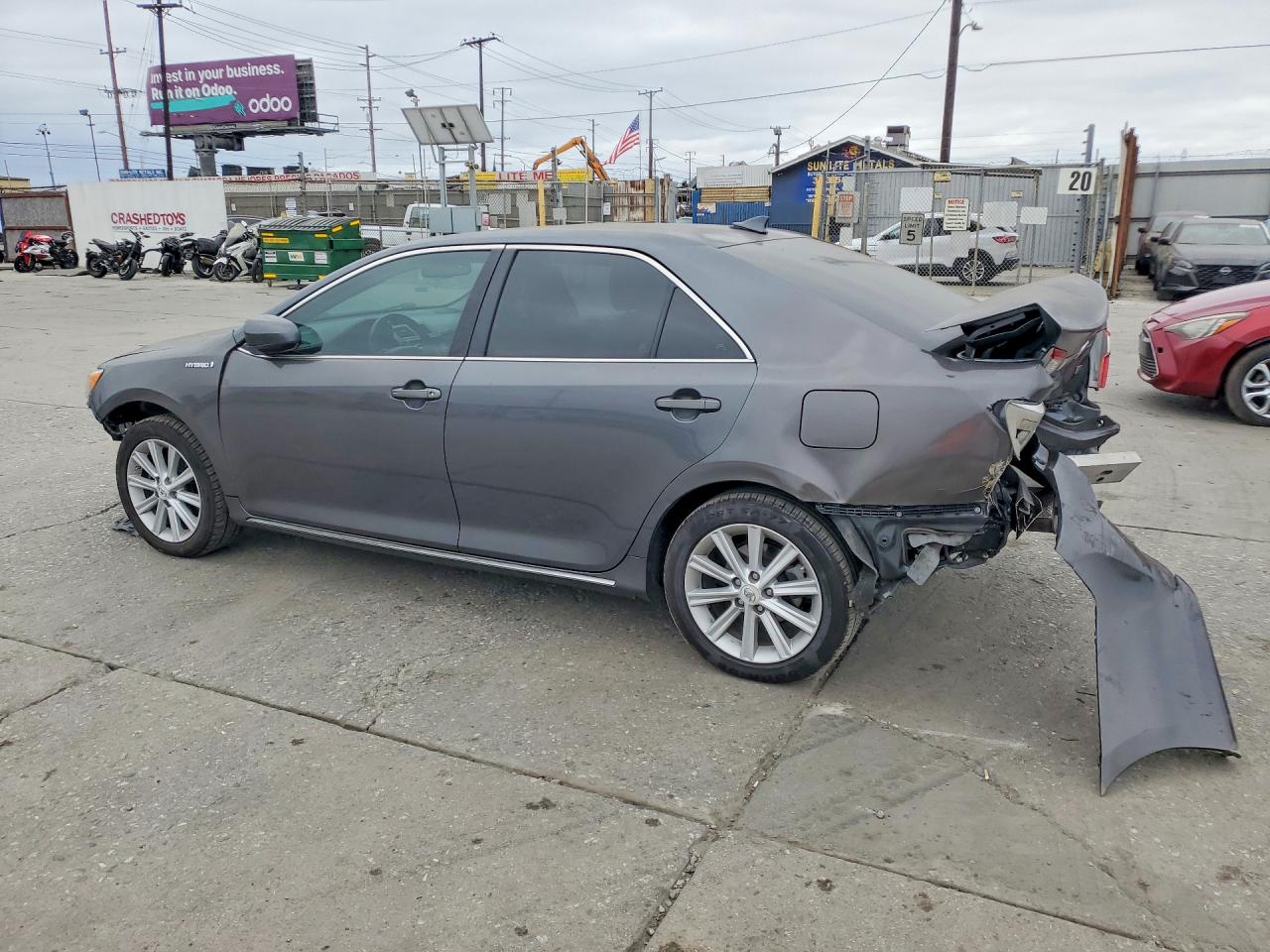2012 Toyota Camry Hybrid Xle Gray vin: 4T1BD1FK0CU006465
