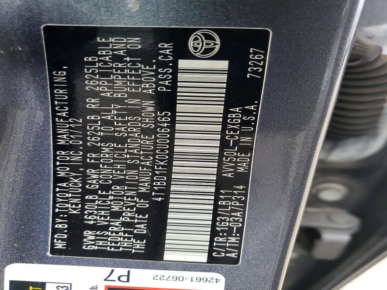 2012 Toyota Camry Hybrid Xle Gray vin: 4T1BD1FK0CU006465