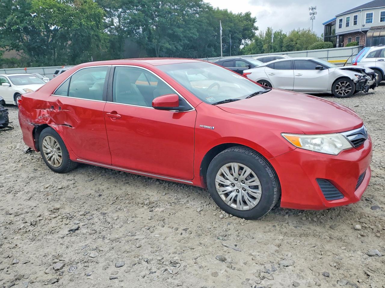 2012 Toyota Camry Hybrid Le Red vin: 4T1BD1FK0CU007812