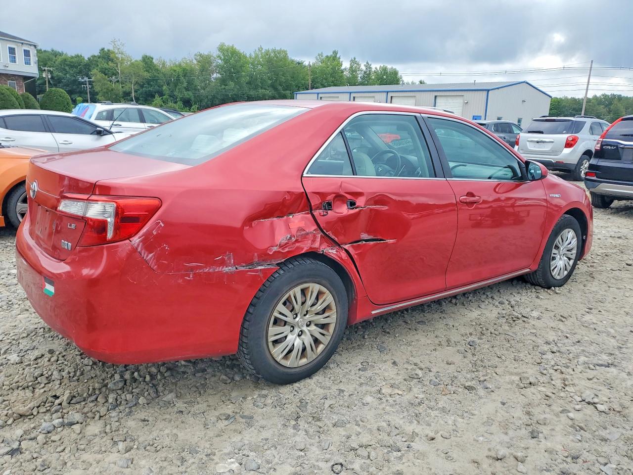 2012 Toyota Camry Hybrid Le Red vin: 4T1BD1FK0CU007812