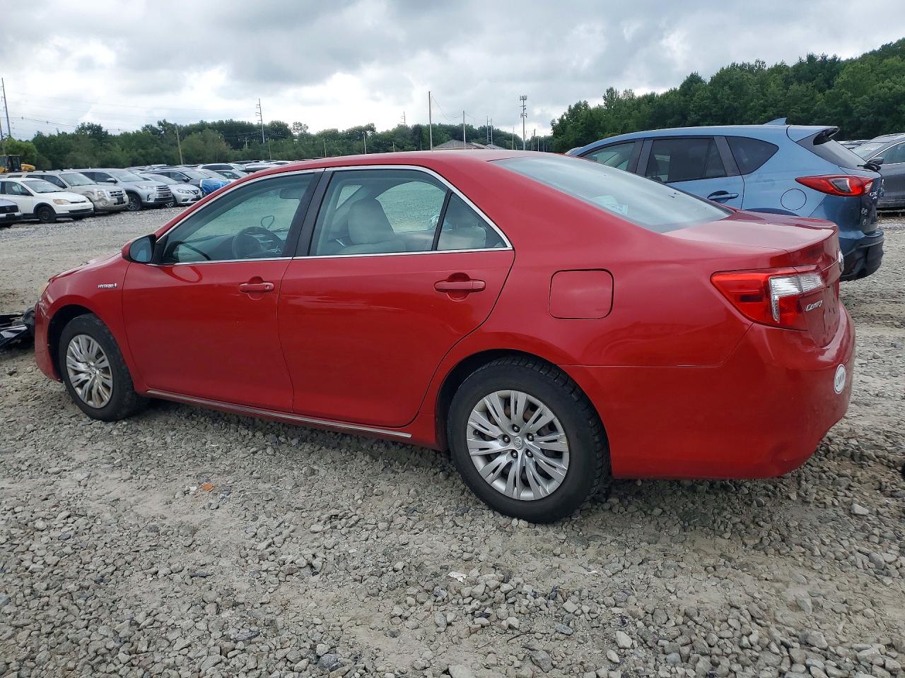 2012 Toyota Camry Hybrid Le Red vin: 4T1BD1FK0CU007812