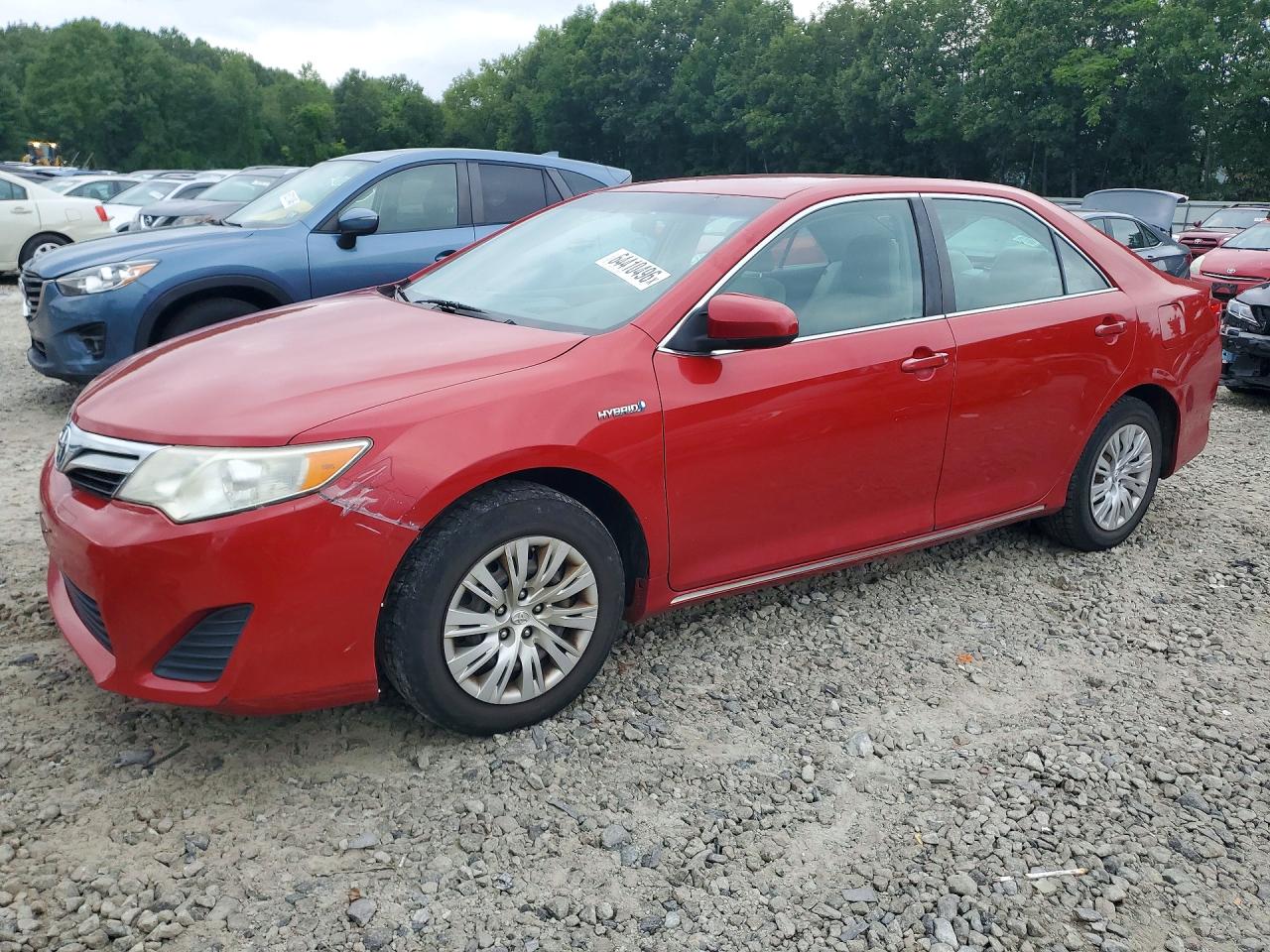 2012 Toyota Camry Hybrid Le Red vin: 4T1BD1FK0CU007812