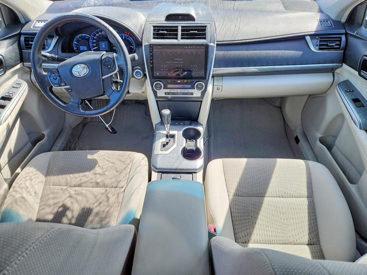 2012 Toyota Camry Hybrid Le White vin: 4T1BD1FK0CU010970