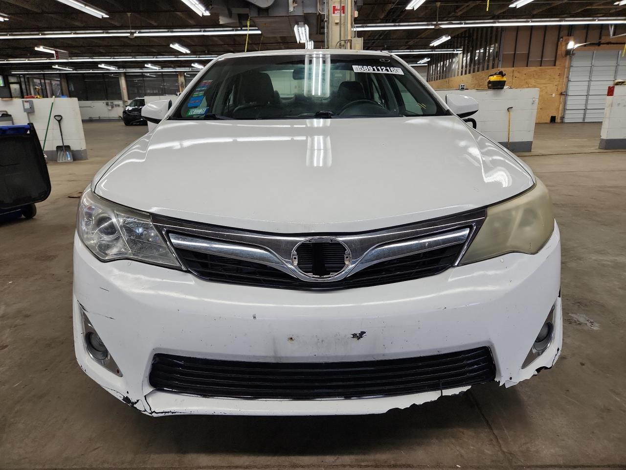 2012 Toyota Camry Hybrid Xle White vin: 4T1BD1FK0CU019913 Damage: Left Head Lamp, Faded, Repair Required