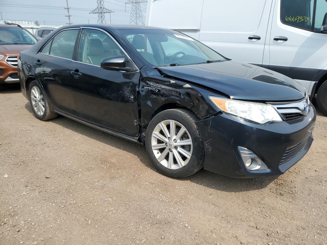 2012 Toyota Camry Hybrid Charcoal vin: 4T1BD1FK0CU021287