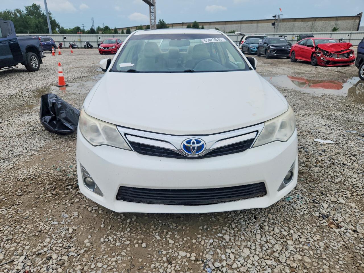 2012 Toyota Camry Hybrid Xle White vin: 4T1BD1FK0CU023475