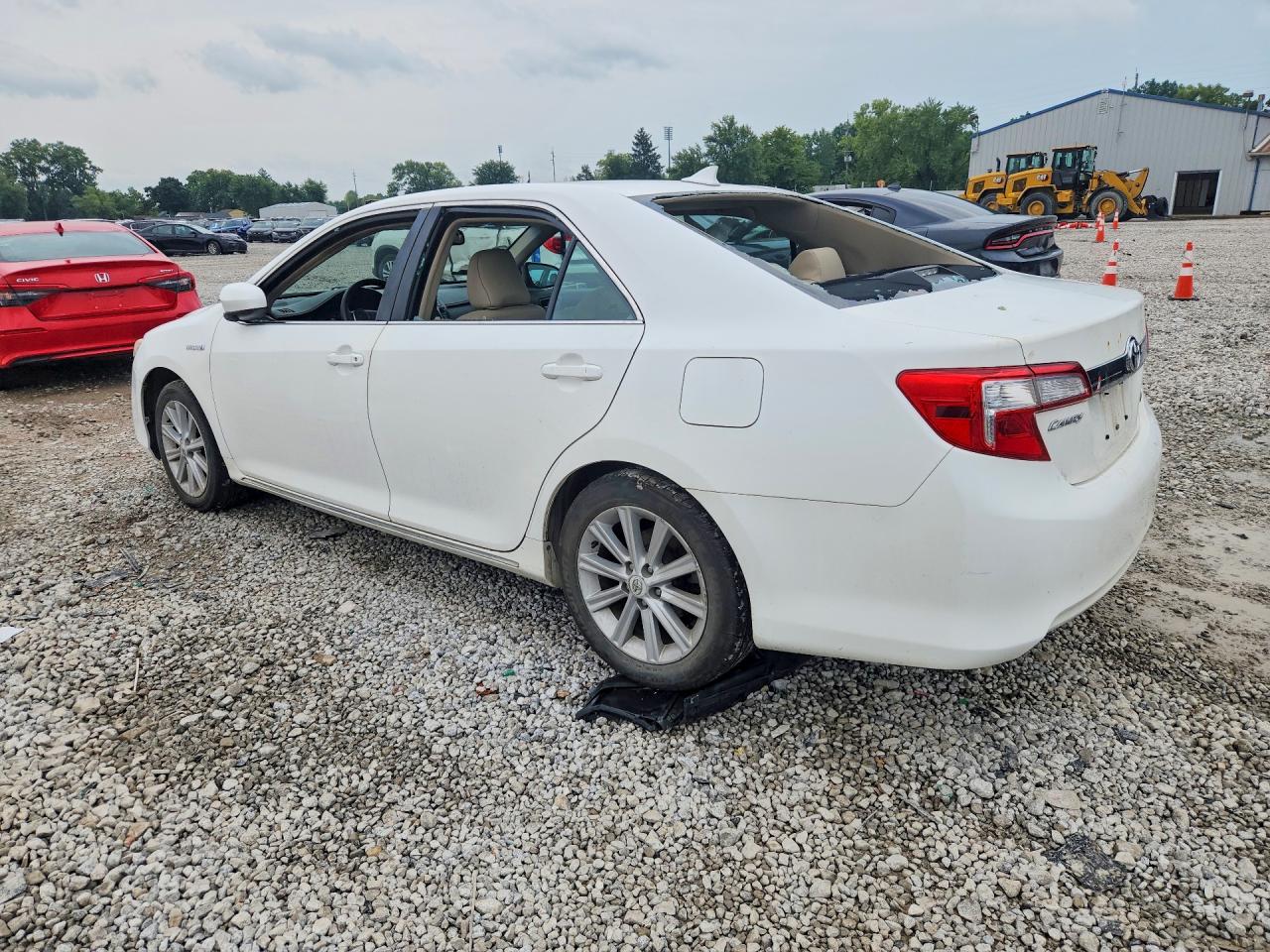 2012 Toyota Camry Hybrid Xle White vin: 4T1BD1FK0CU023475