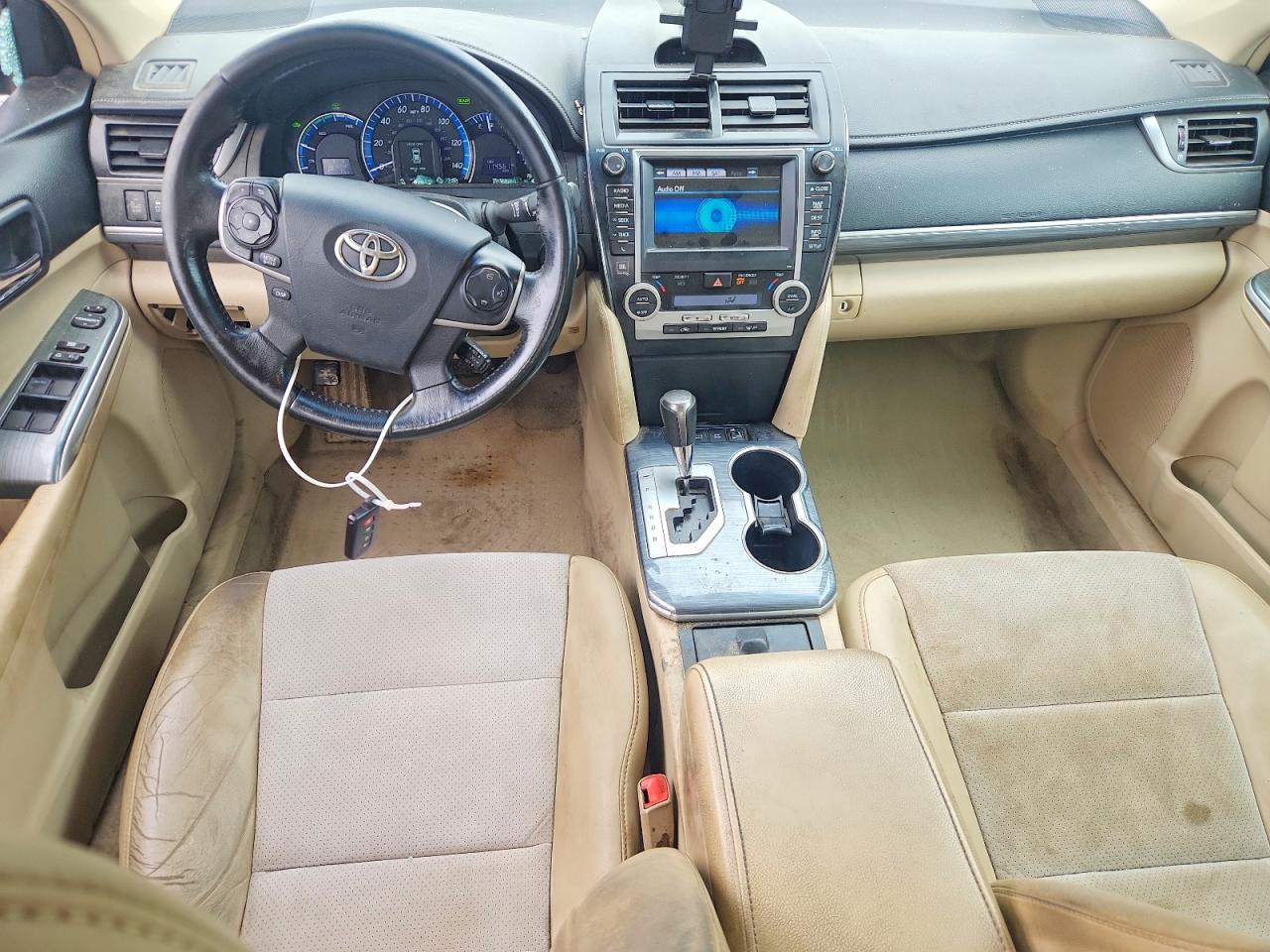2012 Toyota Camry Hybrid Xle White vin: 4T1BD1FK0CU023475