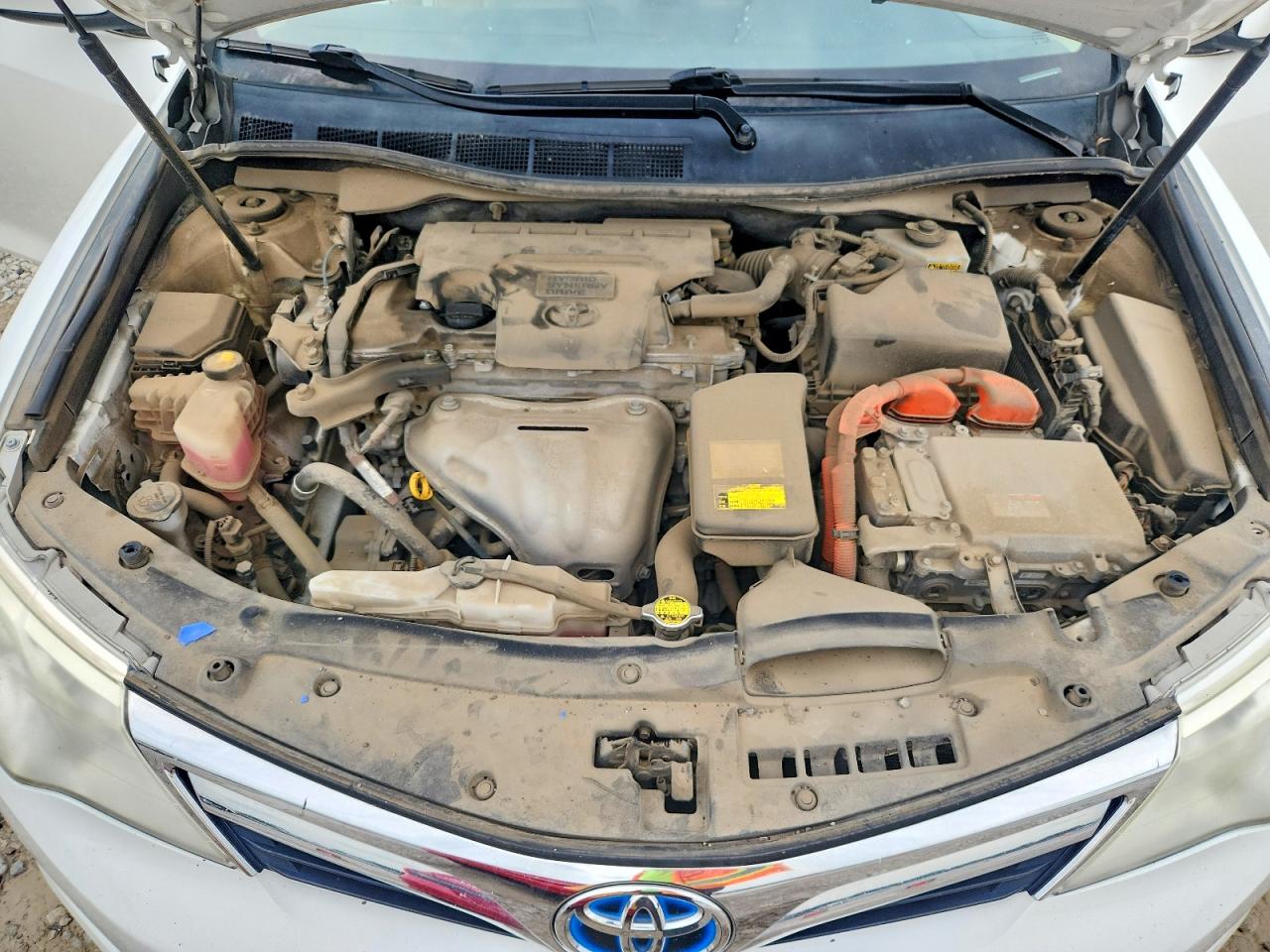2012 Toyota Camry Hybrid Xle White vin: 4T1BD1FK0CU023475