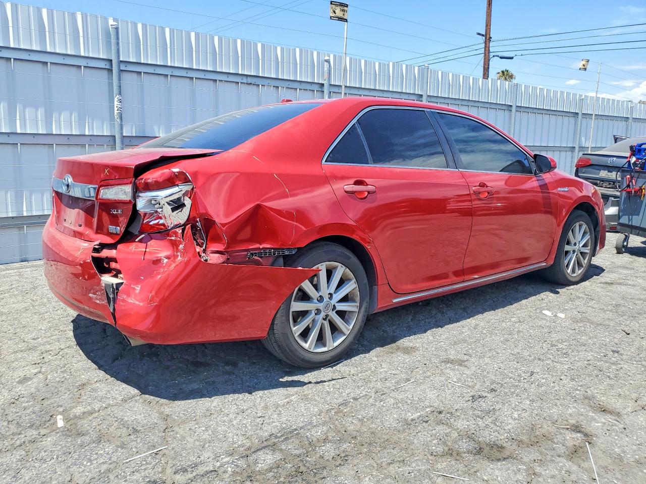 2012 Toyota Camry Hybrid Xle Красный vin: 4T1BD1FK0CU028398