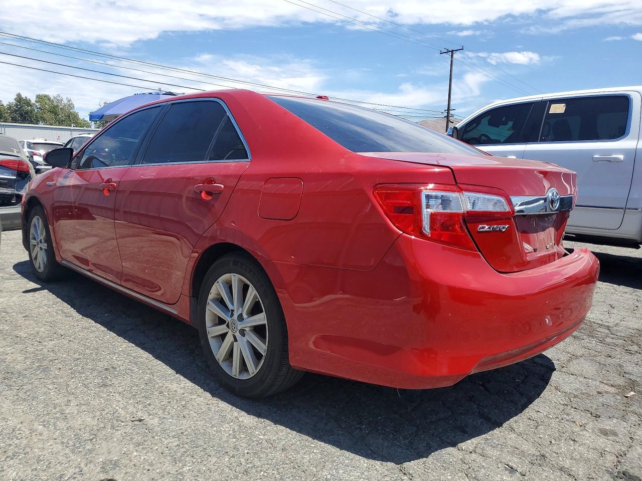 2012 Toyota Camry Hybrid Xle Красный vin: 4T1BD1FK0CU028398