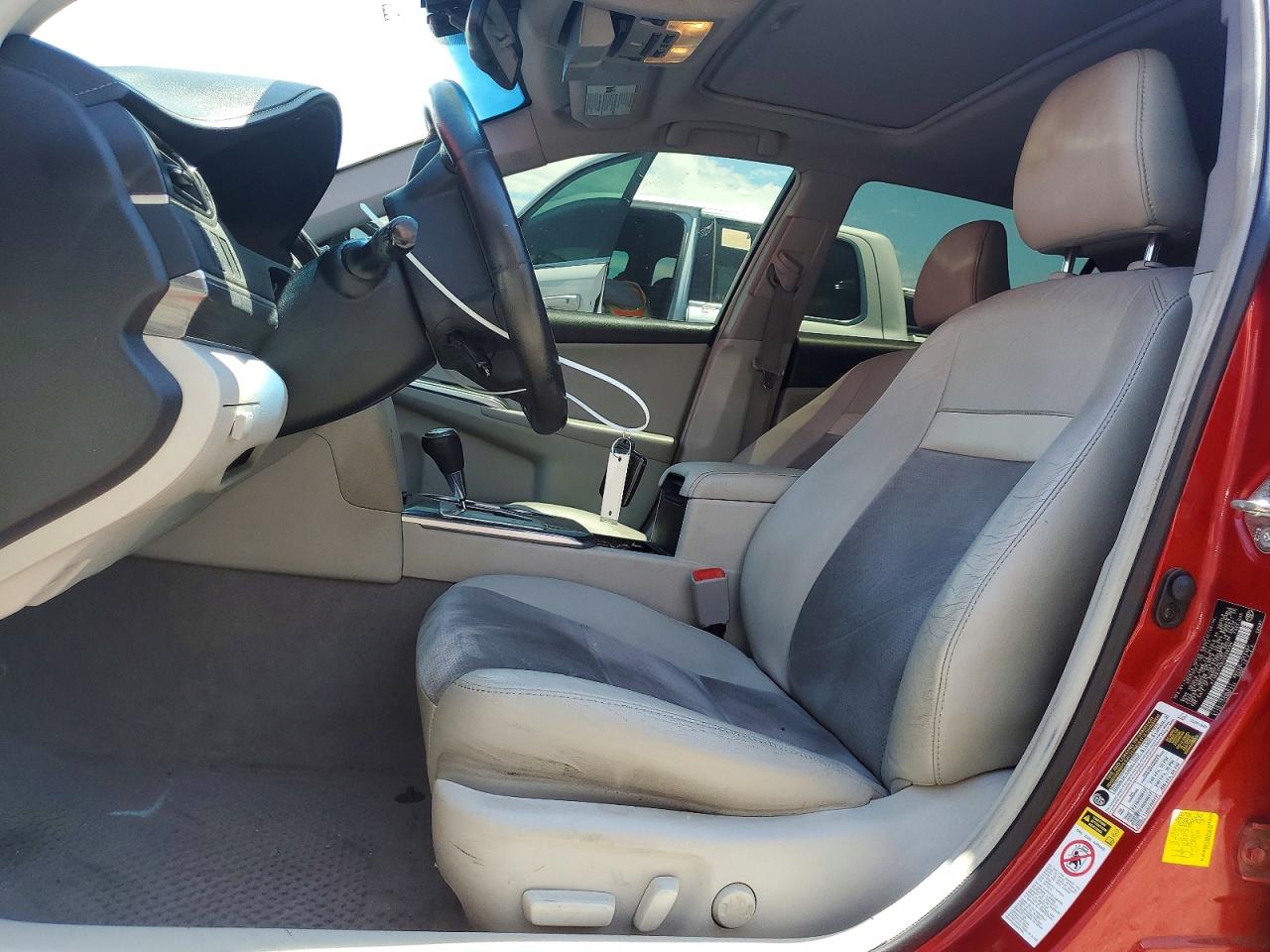 2012 Toyota Camry Hybrid Xle Красный vin: 4T1BD1FK0CU028398