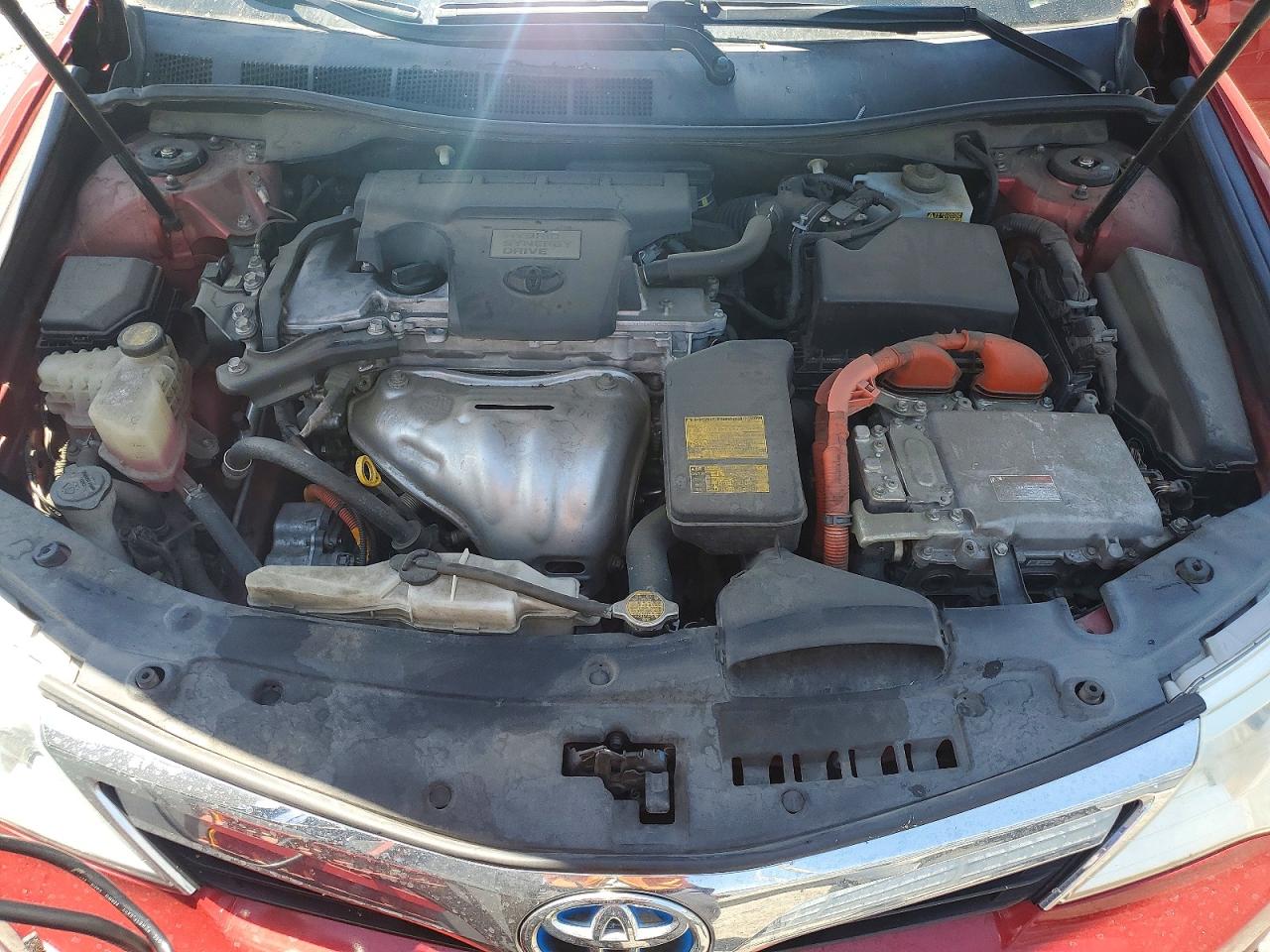 2012 Toyota Camry Hybrid Xle Красный vin: 4T1BD1FK0CU028398