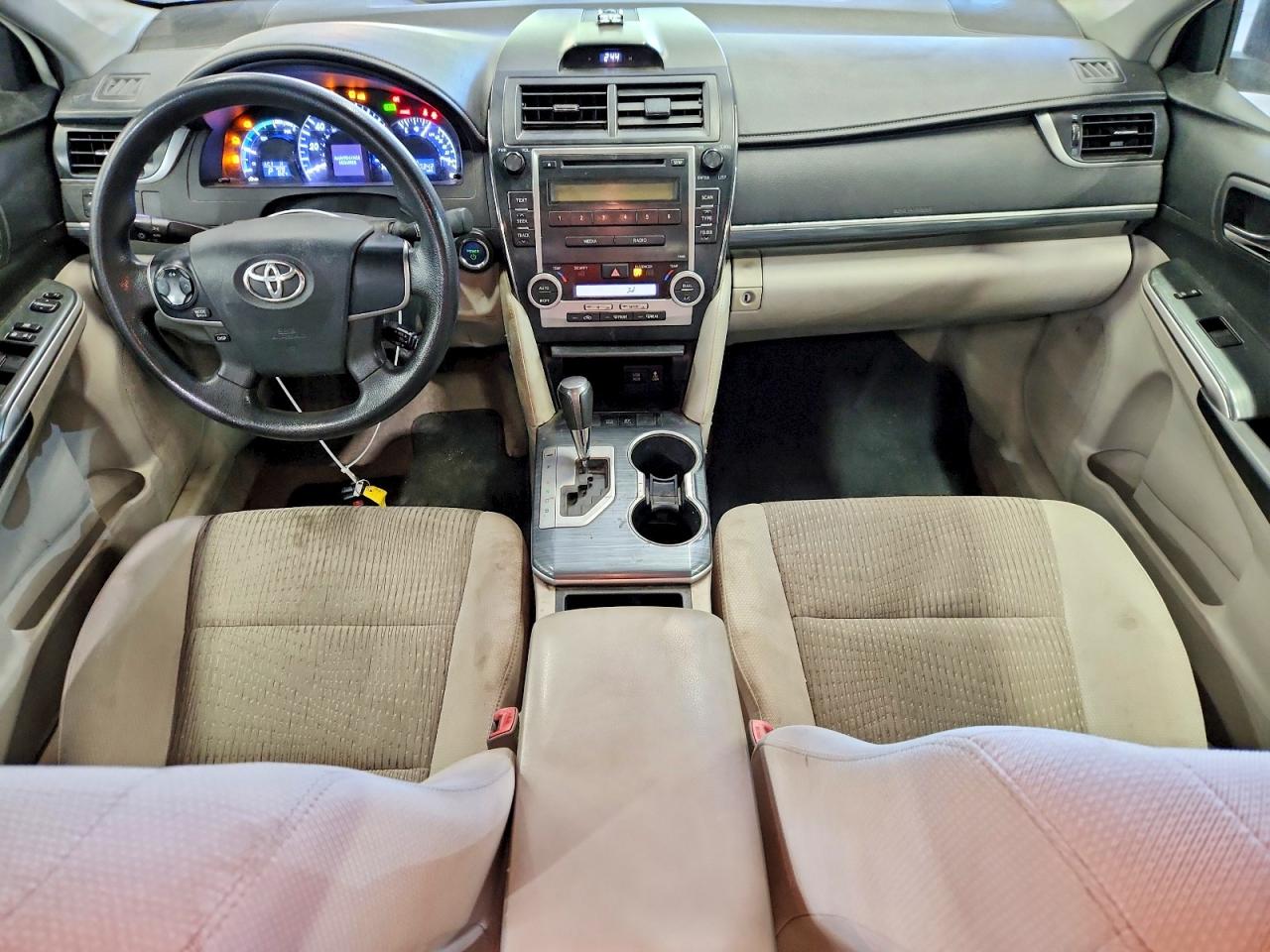 2012 Toyota Camry Hybrid Le Белый vin: 4T1BD1FK0CU033617