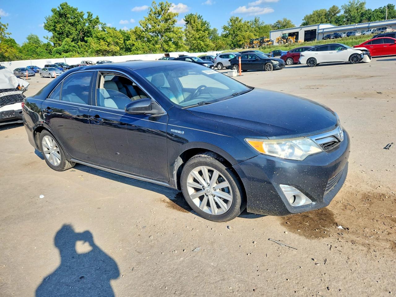 2012 Toyota Camry Hybrid Xle Black vin: 4T1BD1FK0CU035965