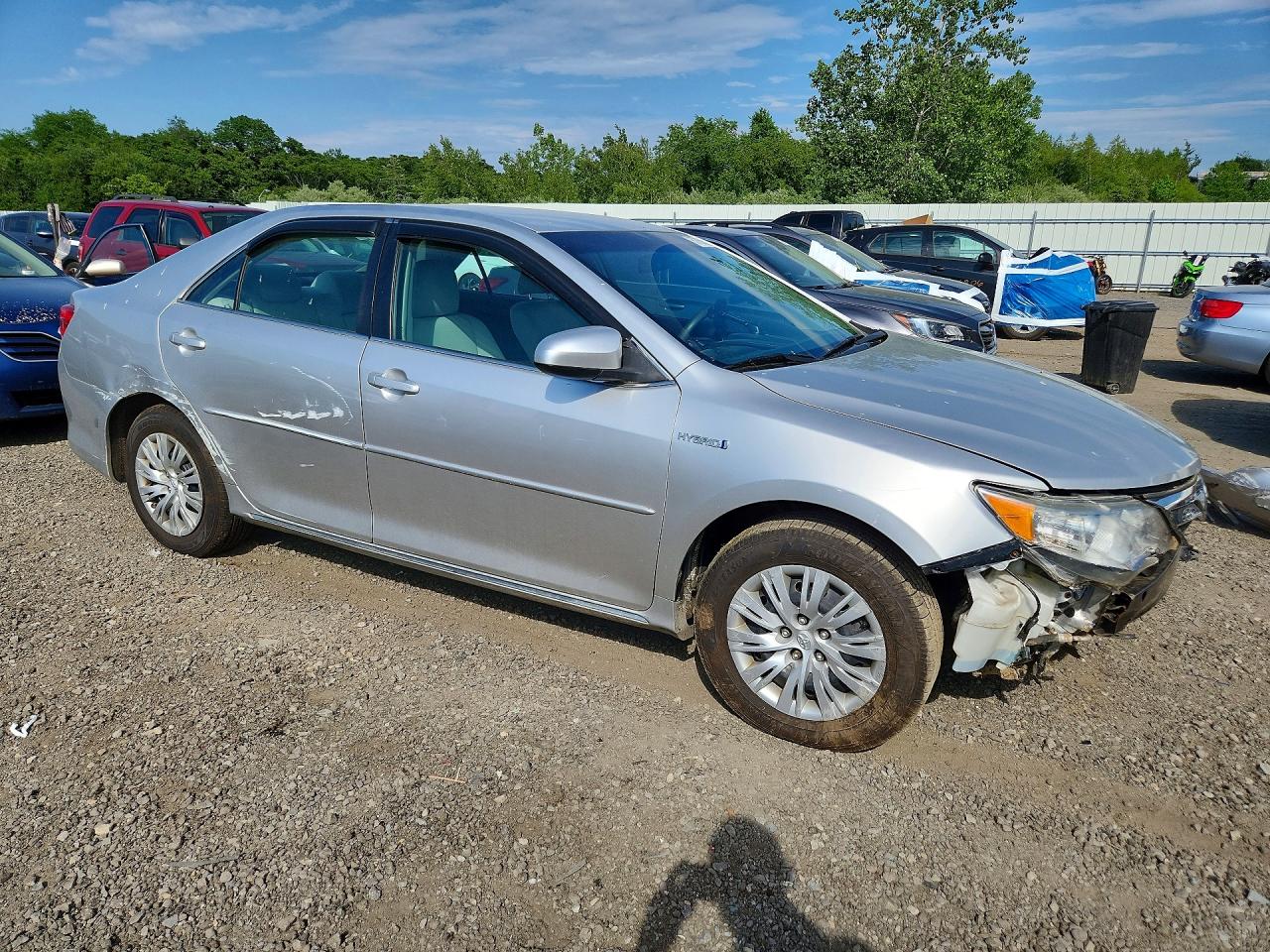 2012 Toyota Camry Hybrid Le Silver vin: 4T1BD1FK0CU036629