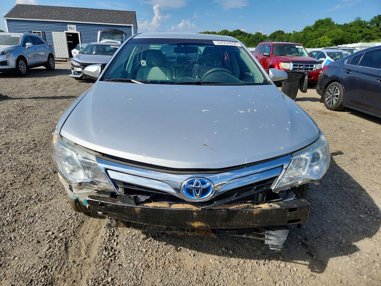 2012 Toyota Camry Hybrid Le Silver vin: 4T1BD1FK0CU036629