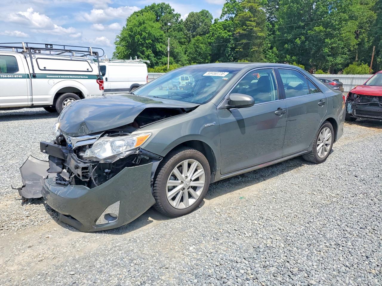 2012 Toyota Camry Hybrid Xle Green vin: 4T1BD1FK0CU037246