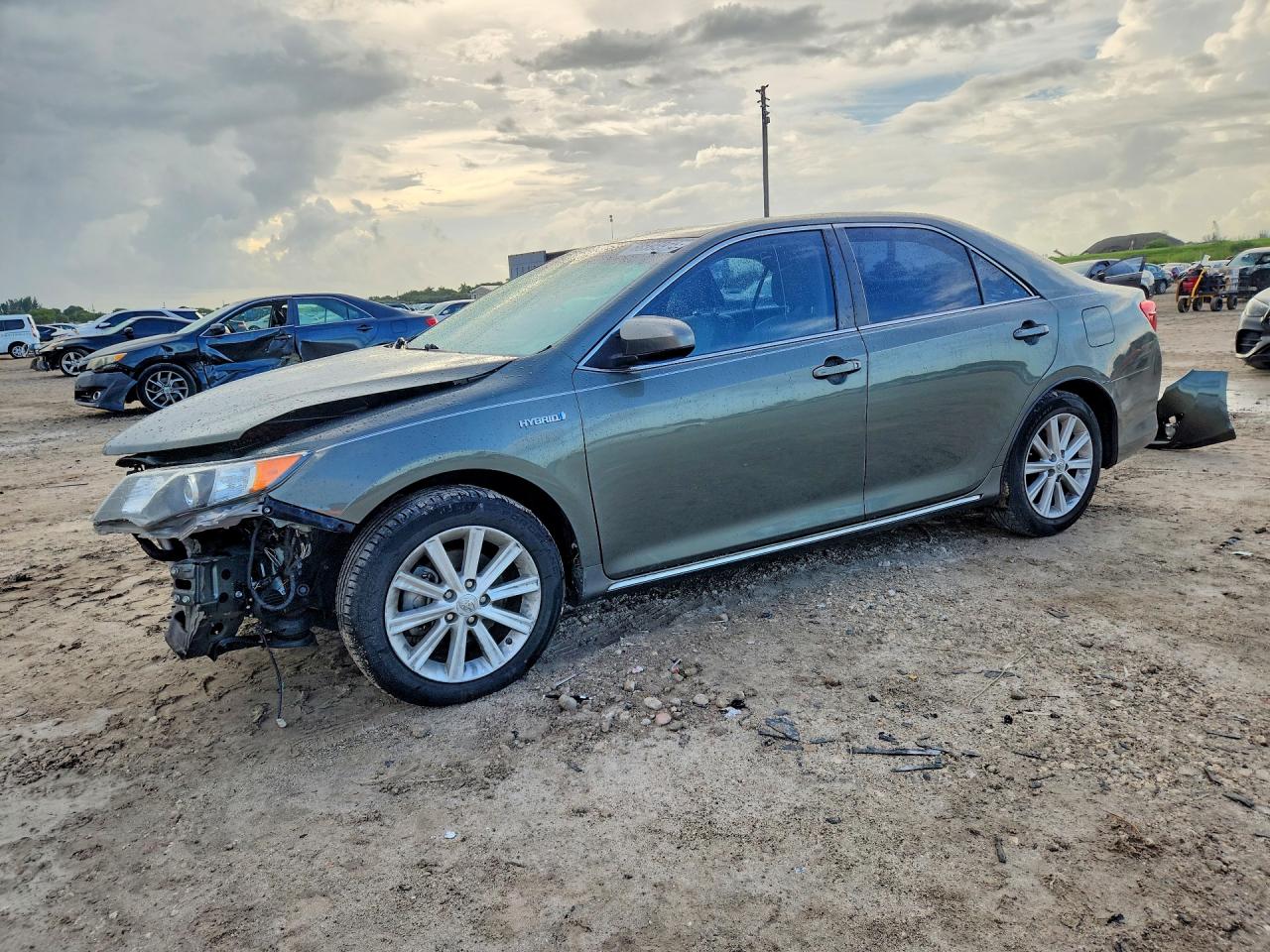 2012 Toyota Camry Hybrid Xle Charcoal vin: 4T1BD1FK0CU037621