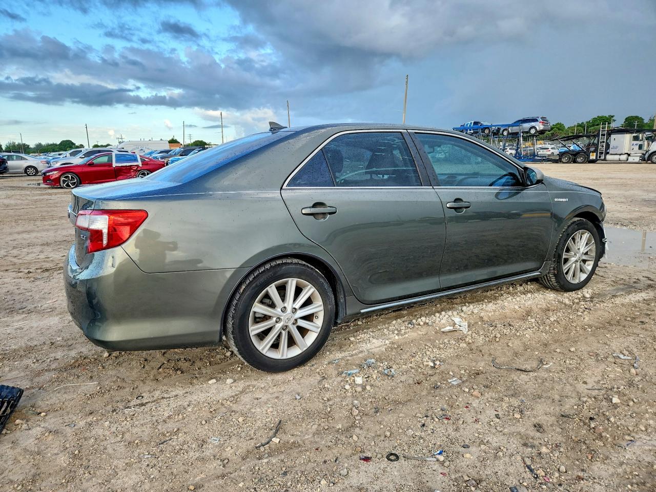 2012 Toyota Camry Hybrid Xle Charcoal vin: 4T1BD1FK0CU037621