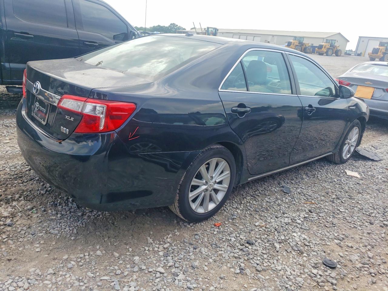 2012 Toyota Camry Hybrid Xle Black vin: 4T1BD1FK0CU038090