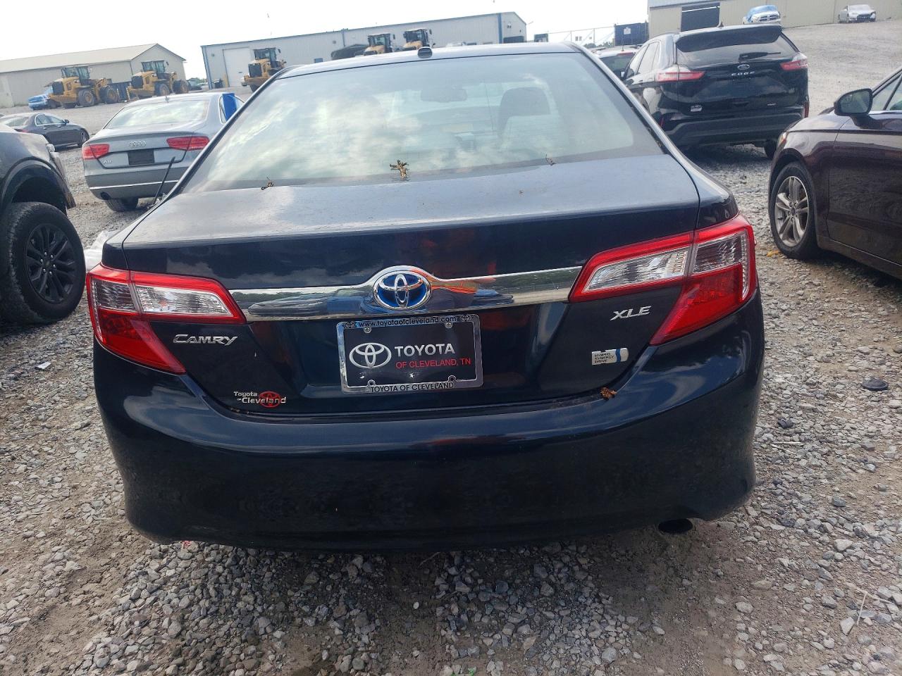 2012 Toyota Camry Hybrid Xle Black vin: 4T1BD1FK0CU038090