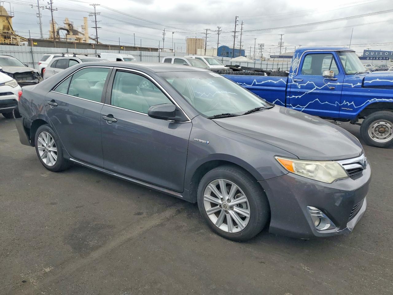 2012 Toyota Camry Hybrid Xle Gray vin: 4T1BD1FK0CU042382