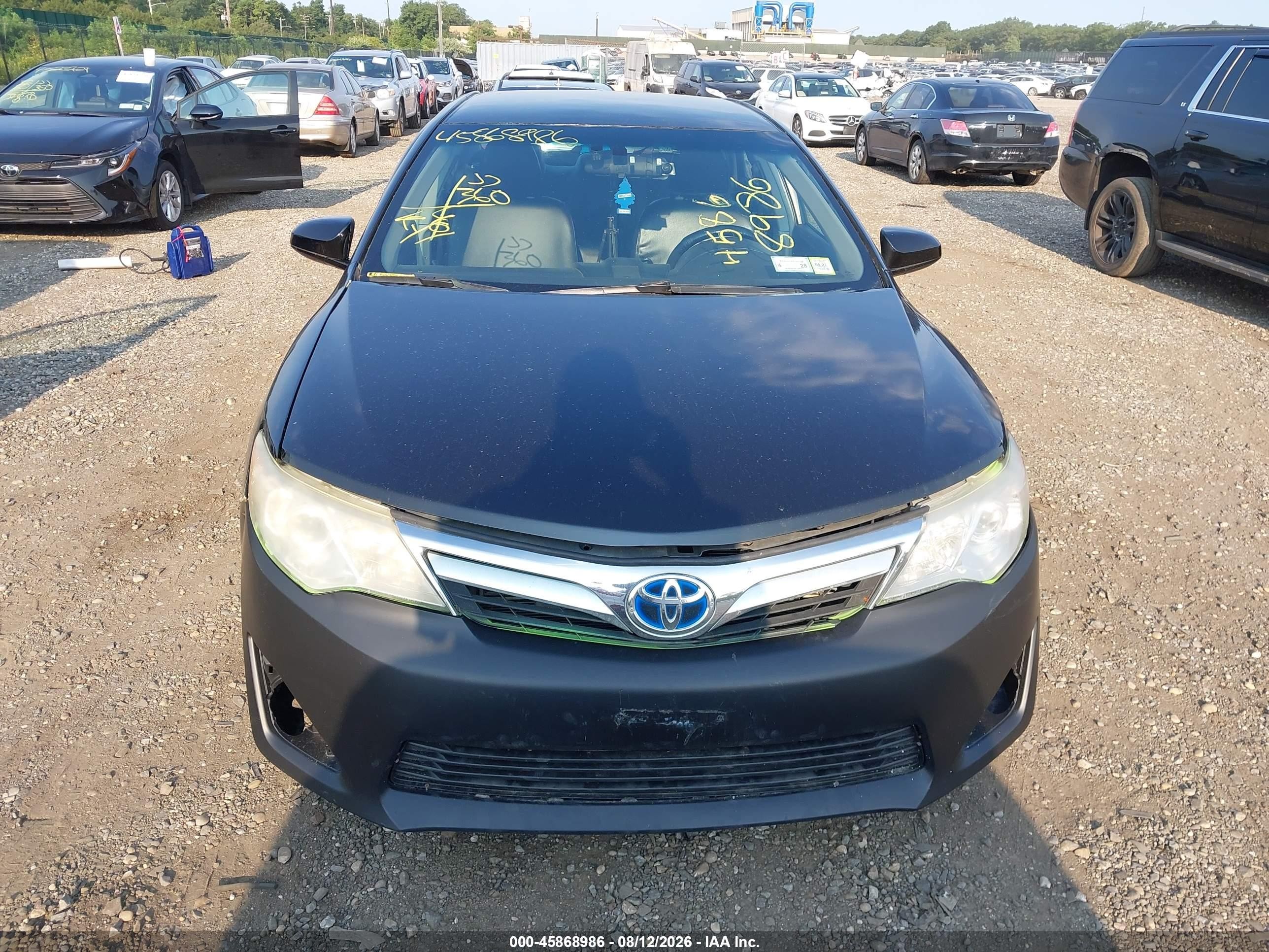 2012 Toyota Camry Hybrid Le Black vin: 4T1BD1FK0CU042642
