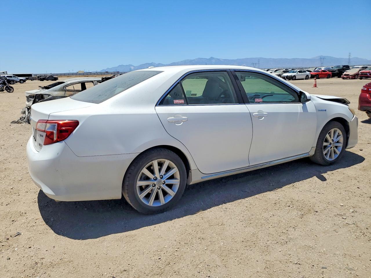2012 Toyota Camry Hybrid Xle White vin: 4T1BD1FK0CU048439