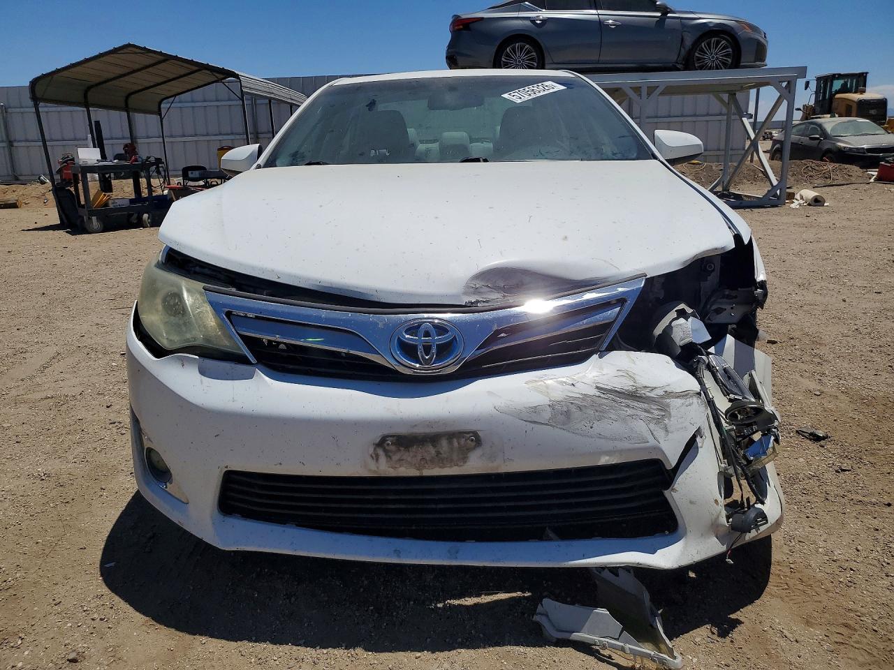 2012 Toyota Camry Hybrid Xle White vin: 4T1BD1FK0CU048439