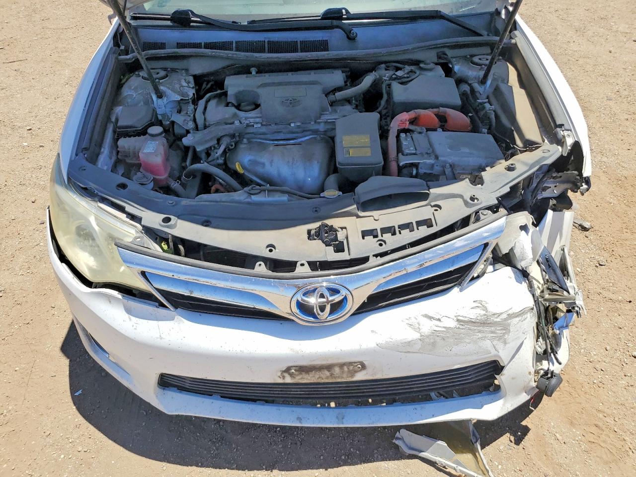 2012 Toyota Camry Hybrid Xle White vin: 4T1BD1FK0CU048439