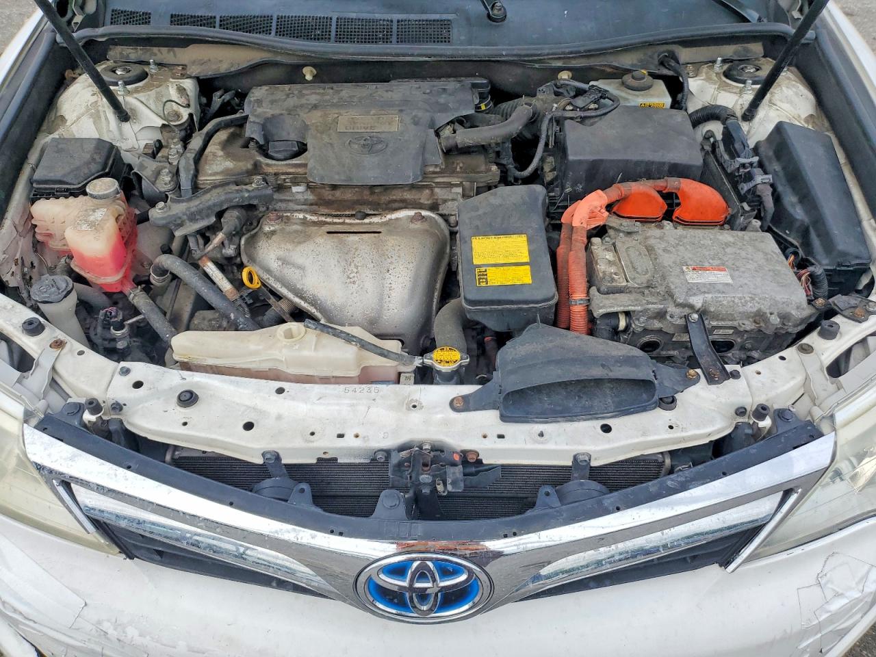 2012 Toyota Camry Hybrid Le Белый vin: 4T1BD1FK0CU051485
