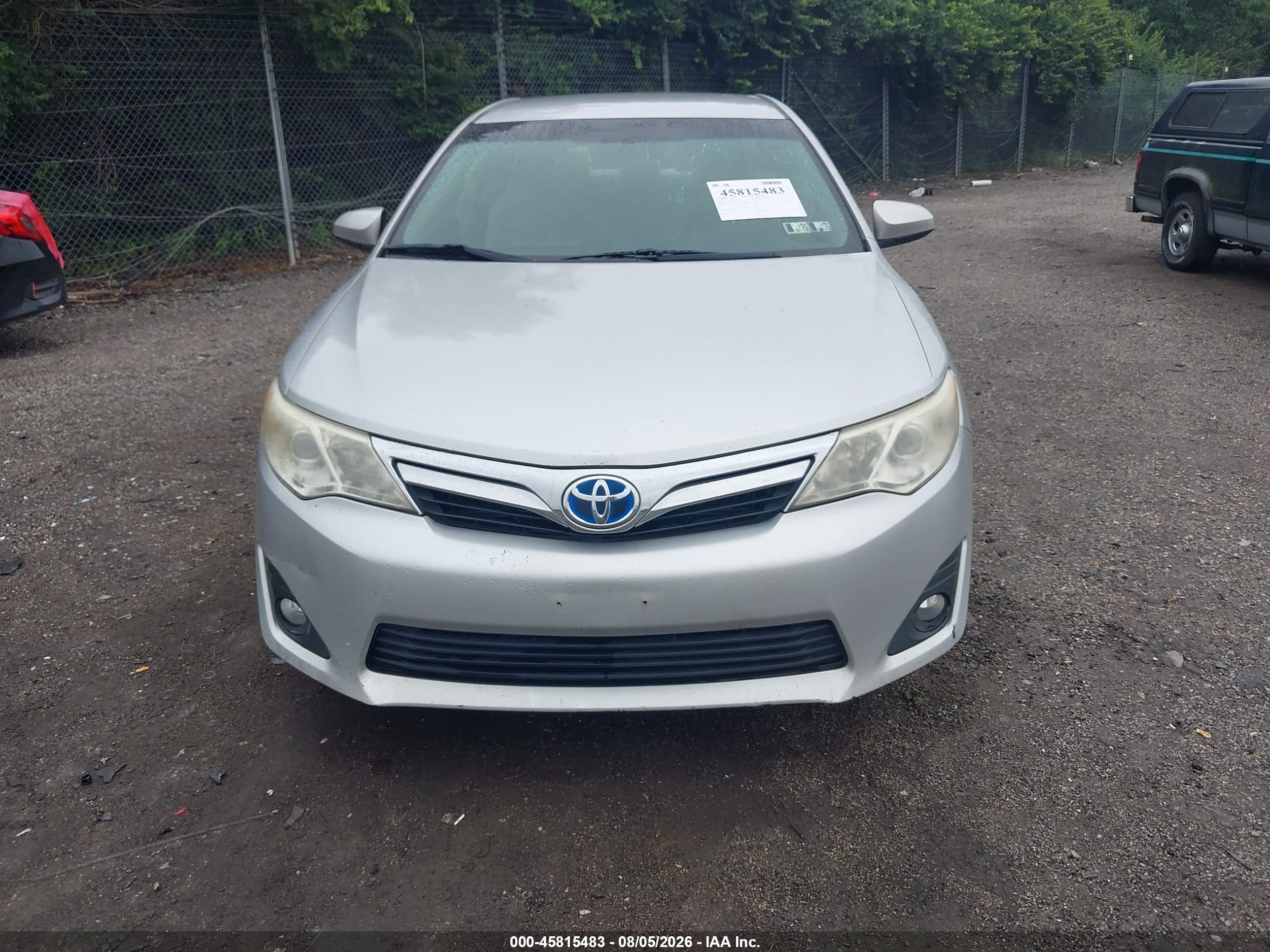 2012 Toyota Camry Hybrid Le Silver vin: 4T1BD1FK0CU052278