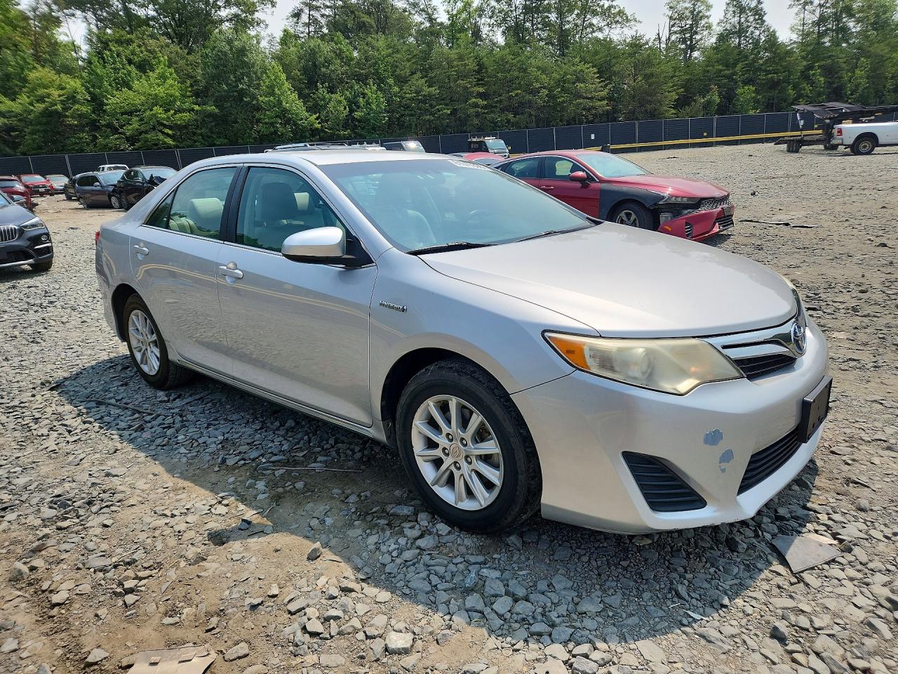 2012 Toyota Camry Hybrid Le Silver vin: 4T1BD1FK0CU054242