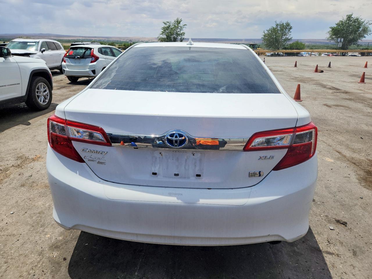 2012 Toyota Camry Hybrid Xle White vin: 4T1BD1FK0CU054273