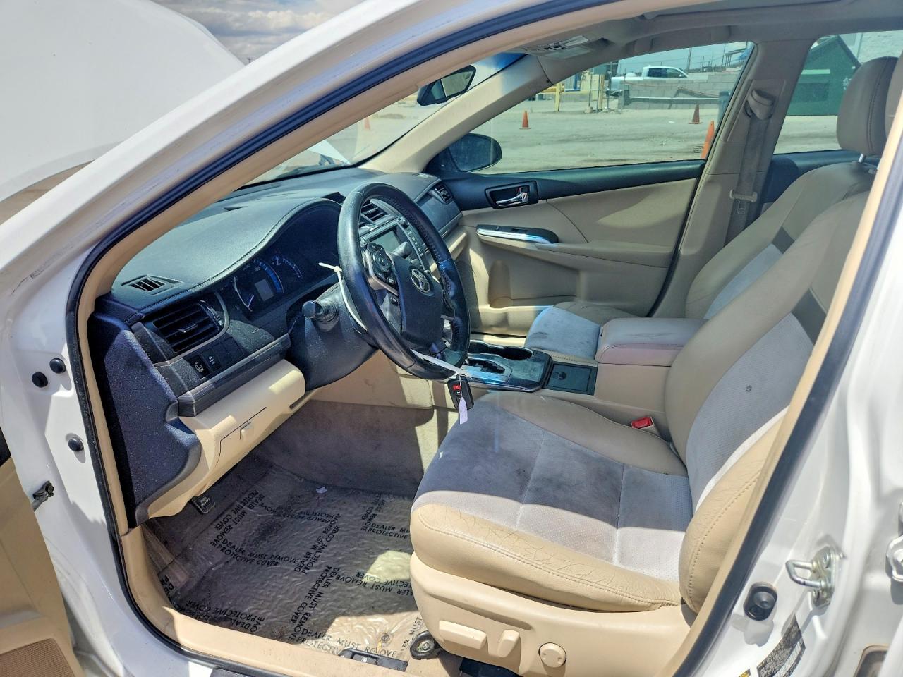 2012 Toyota Camry Hybrid Xle White vin: 4T1BD1FK0CU054273